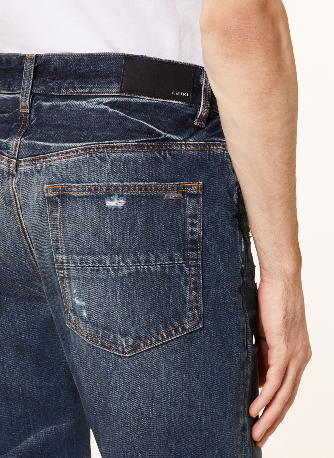 AMIRI Jeans Regular Fit, Farbe: 523 RIVER INDIGO (Bild 6)