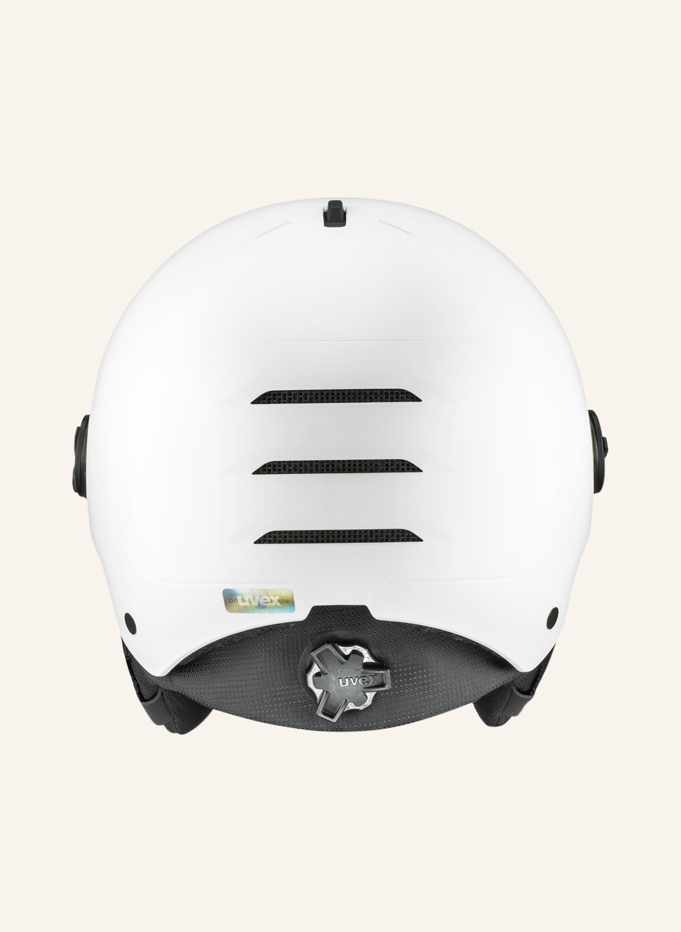 uvex Lyžařská helma WANTED VISOR V, Barva: BÍLÁ (Obrázek 2)