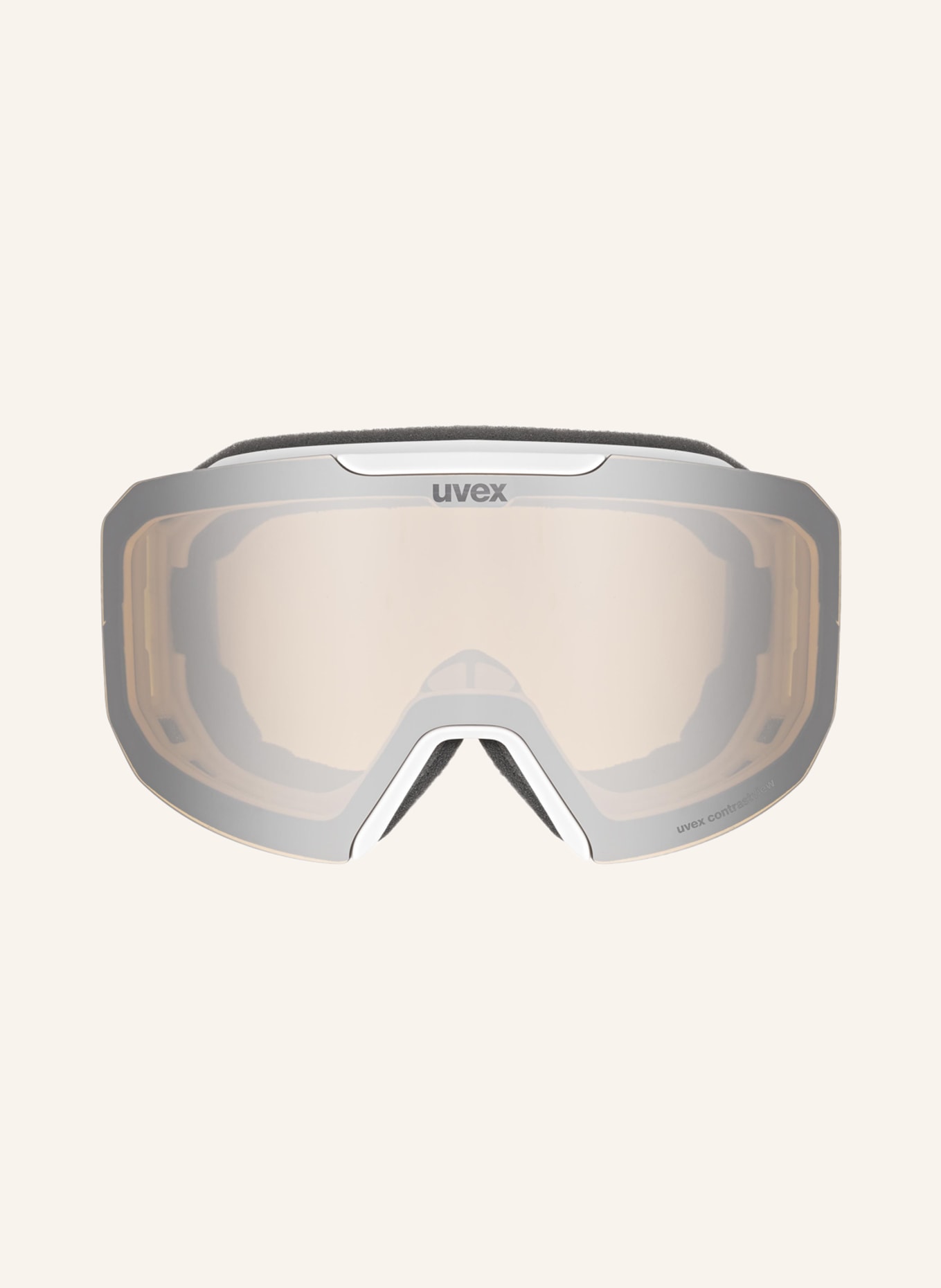 uvex Ski goggles EVIDNT ATTRACT CV, Color: WHITE/ DARK YELLOW (Image 2)