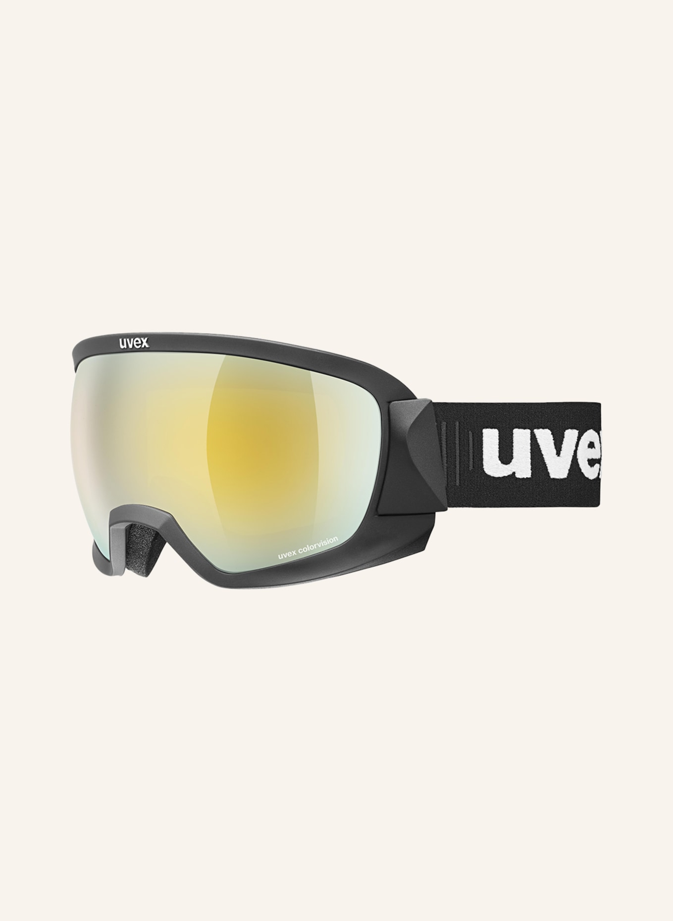 uvex Ski goggles CONTEST CV, Color: BLACK/ YELLOW/ GREEN (Image 1)