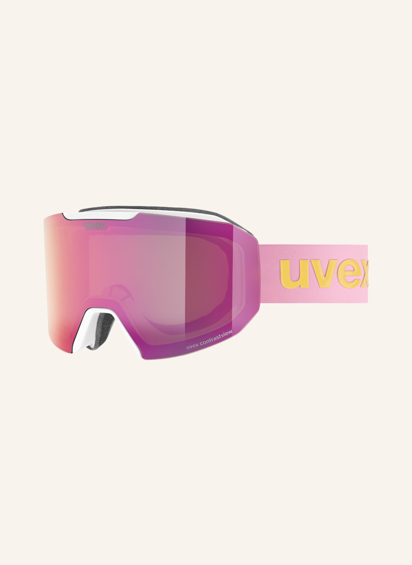uvex Ski goggles EVIDNT ATTRACT WE, Color: WHITE/ PINK/ RED (Image 1)