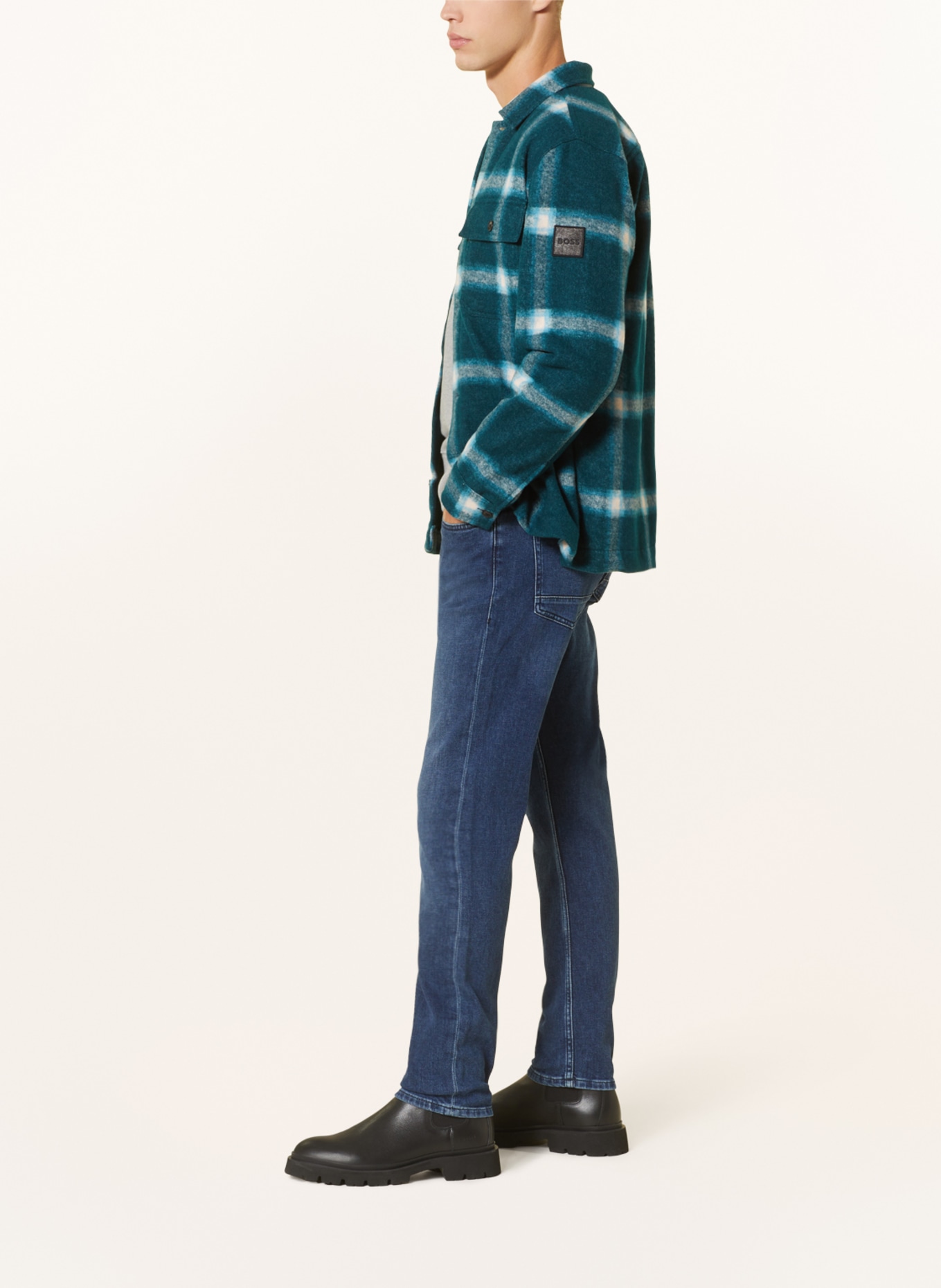 BOSS Jeans DELAWARE slim Fit, Color: 414 NAVY (Image 4)