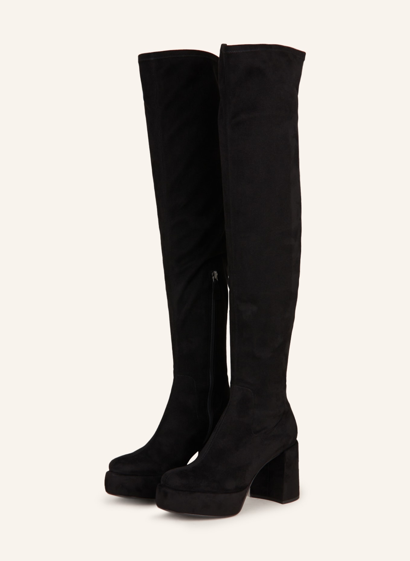 KENNEL & SCHMENGER Over the knee boots CLIP, Color: BLACK (Image 1)