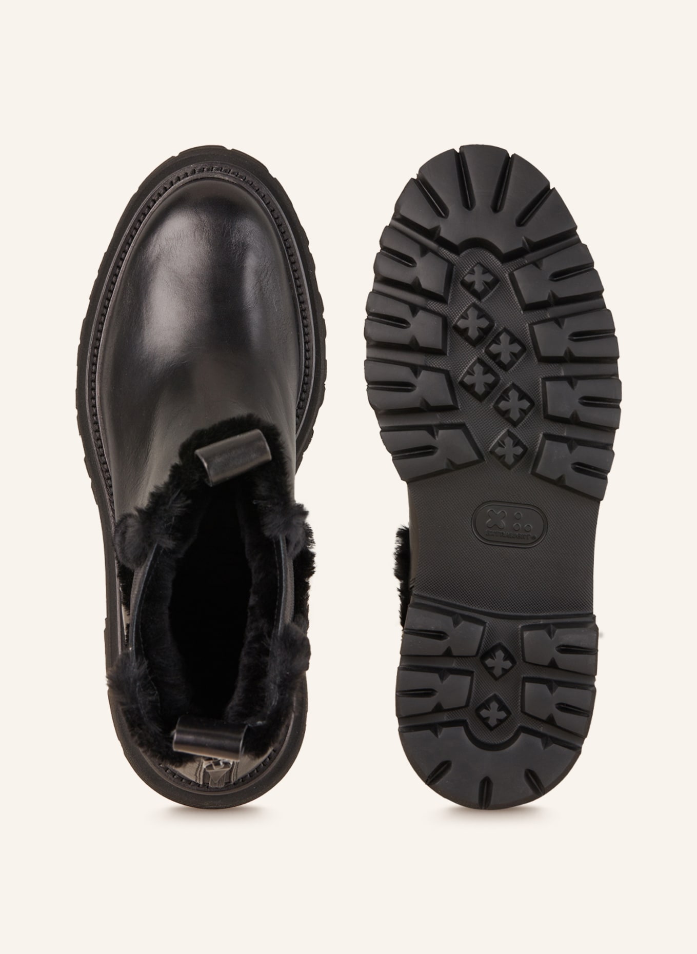 KENNEL & SCHMENGER Chelsea boty s jehněčí kožešinou, Barva: ČERNÁ (Obrázek 5)