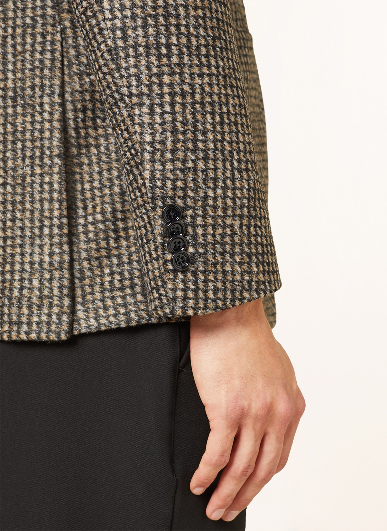BOSS Tailored jacket JAYE Regular Fit, Color: BLACK/ CAMEL/ ECRU (Image 7)