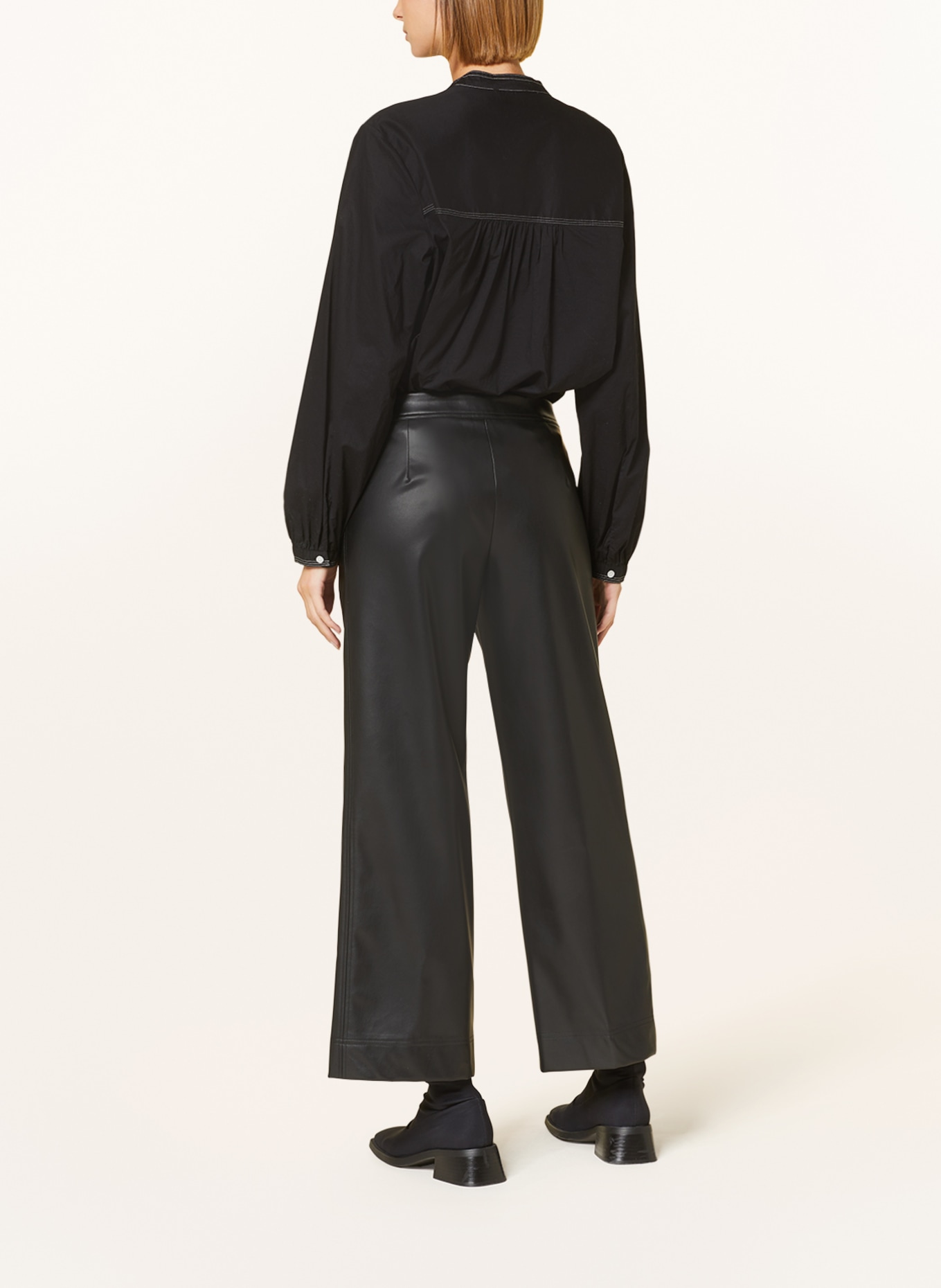 CINQUE Culottes CIHAWAII in leather look, Color: BLACK (Image 3)