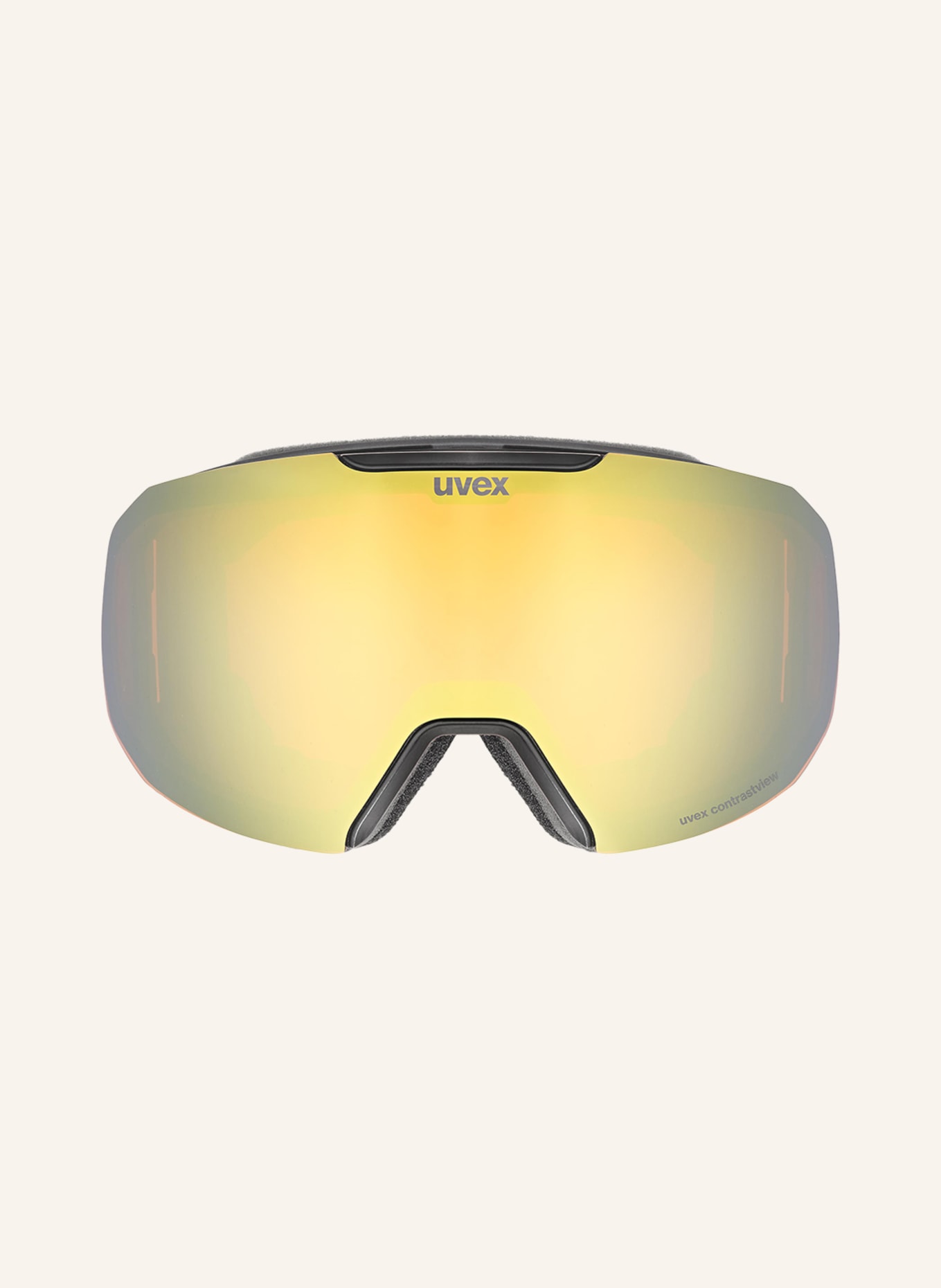 uvex Ski goggles EPIC ATTRACT CV, Color: BLACK MATTE/ORANGE (Image 2)
