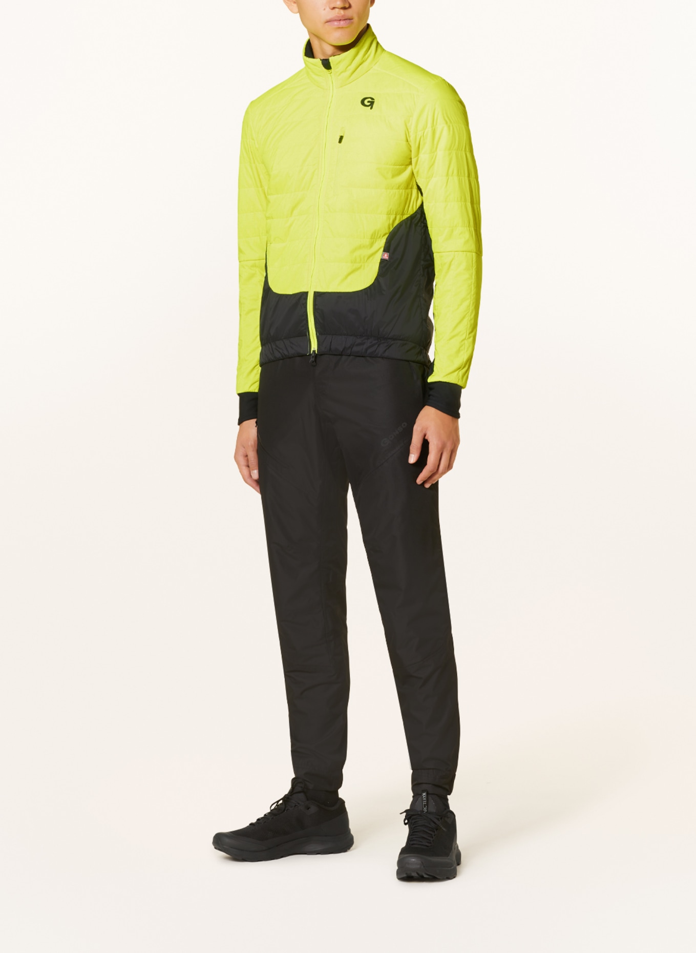 GONSO Cycling jacket, Color: NEON YELLOW/ BLACK (Image 2)