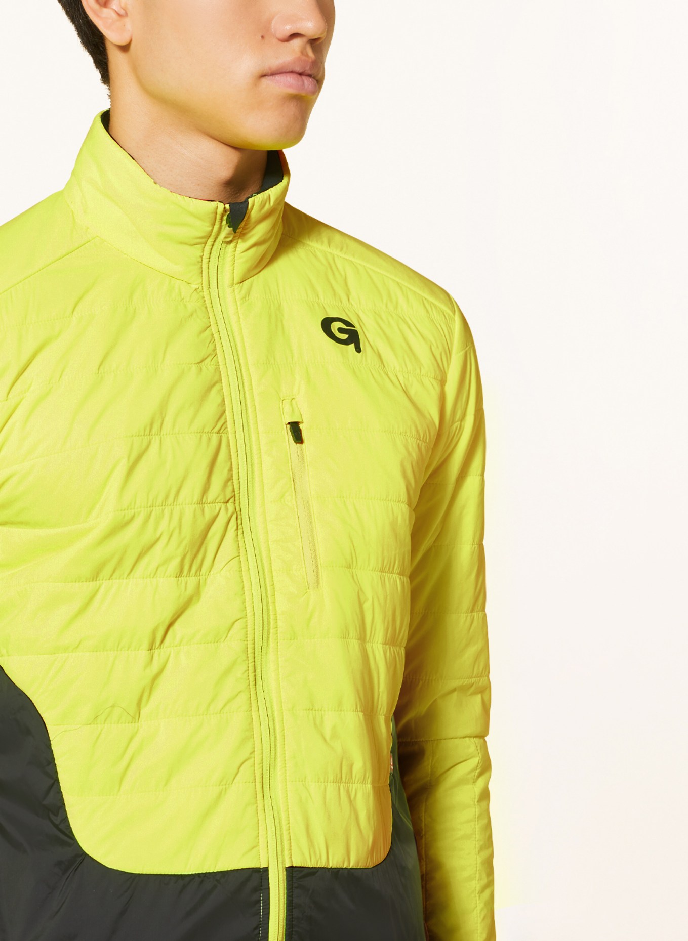 GONSO Cycling jacket, Color: NEON YELLOW/ BLACK (Image 4)