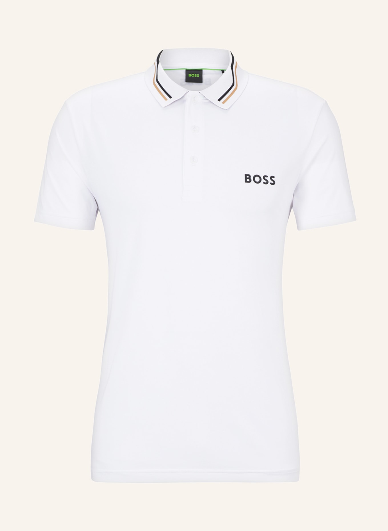 BOSS Funktions-Poloshirt PADDYTECH, Farbe: WEISS (Bild 1)
