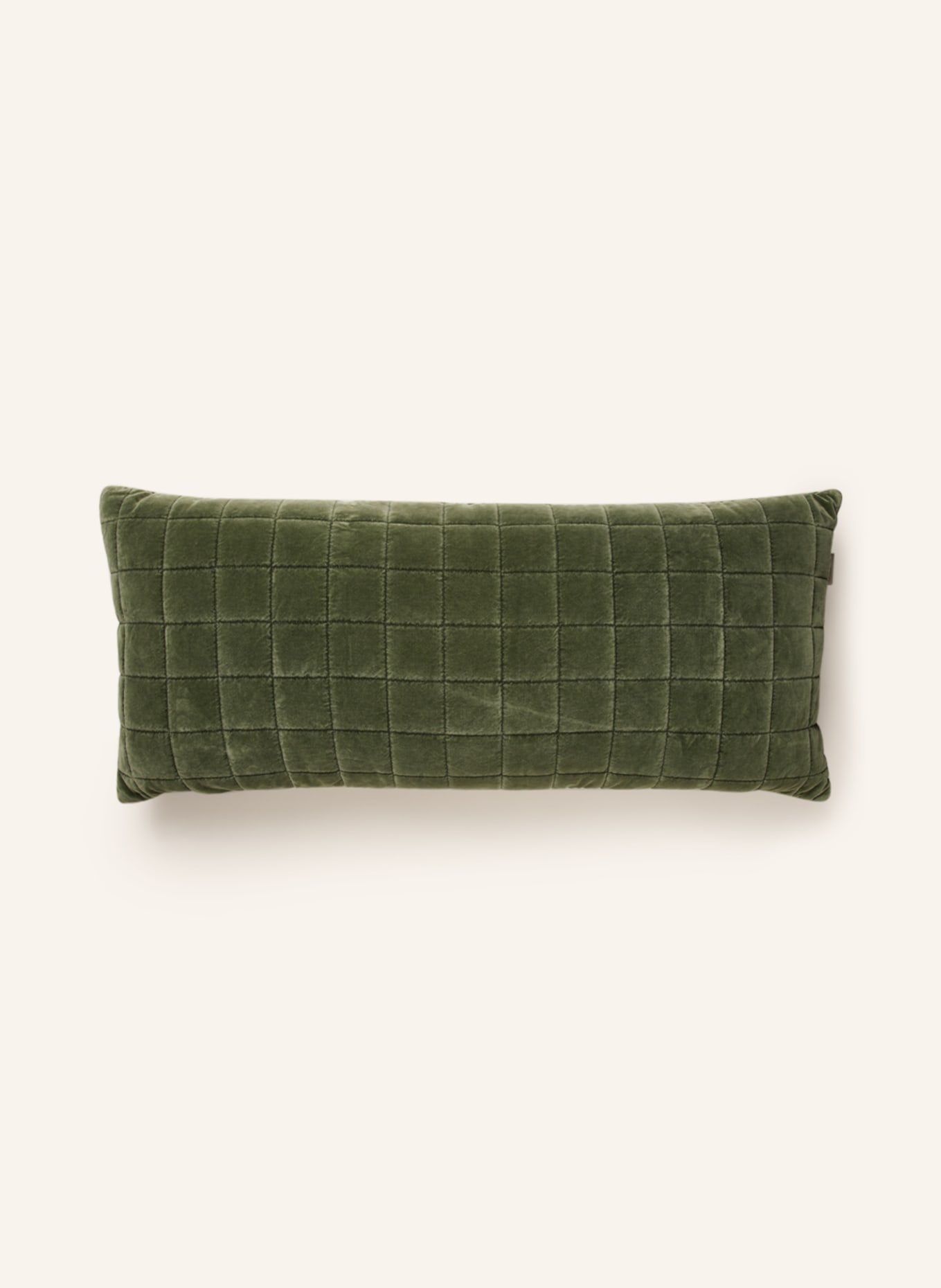 ESSENZA Decorative cushion JULIA made of velvet, Color: DARK GREEN (Image 1)