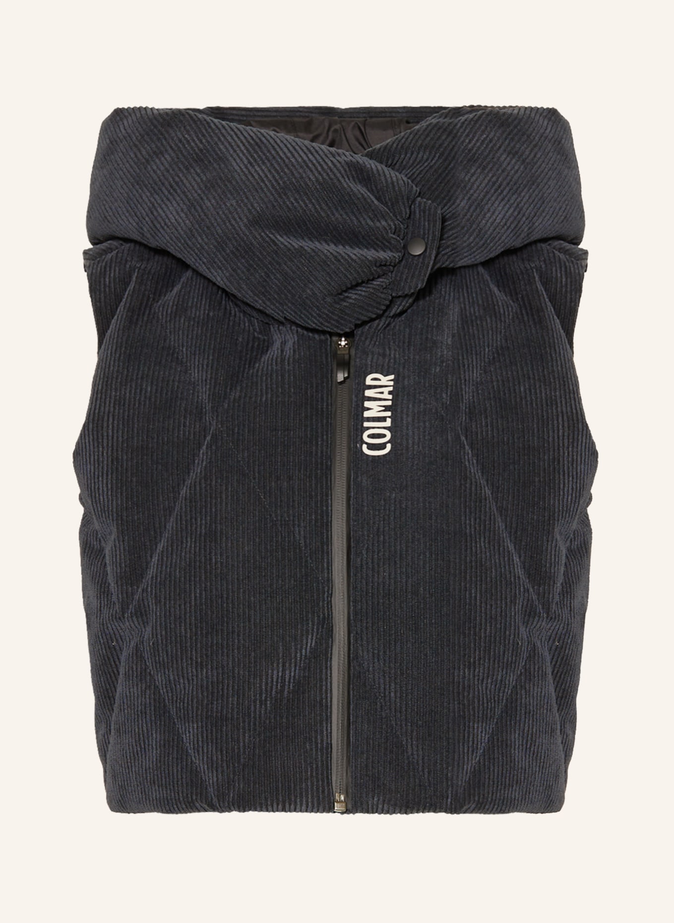 COLMAR Ski vest made of corduroy, Color: BLACK (Image 1)