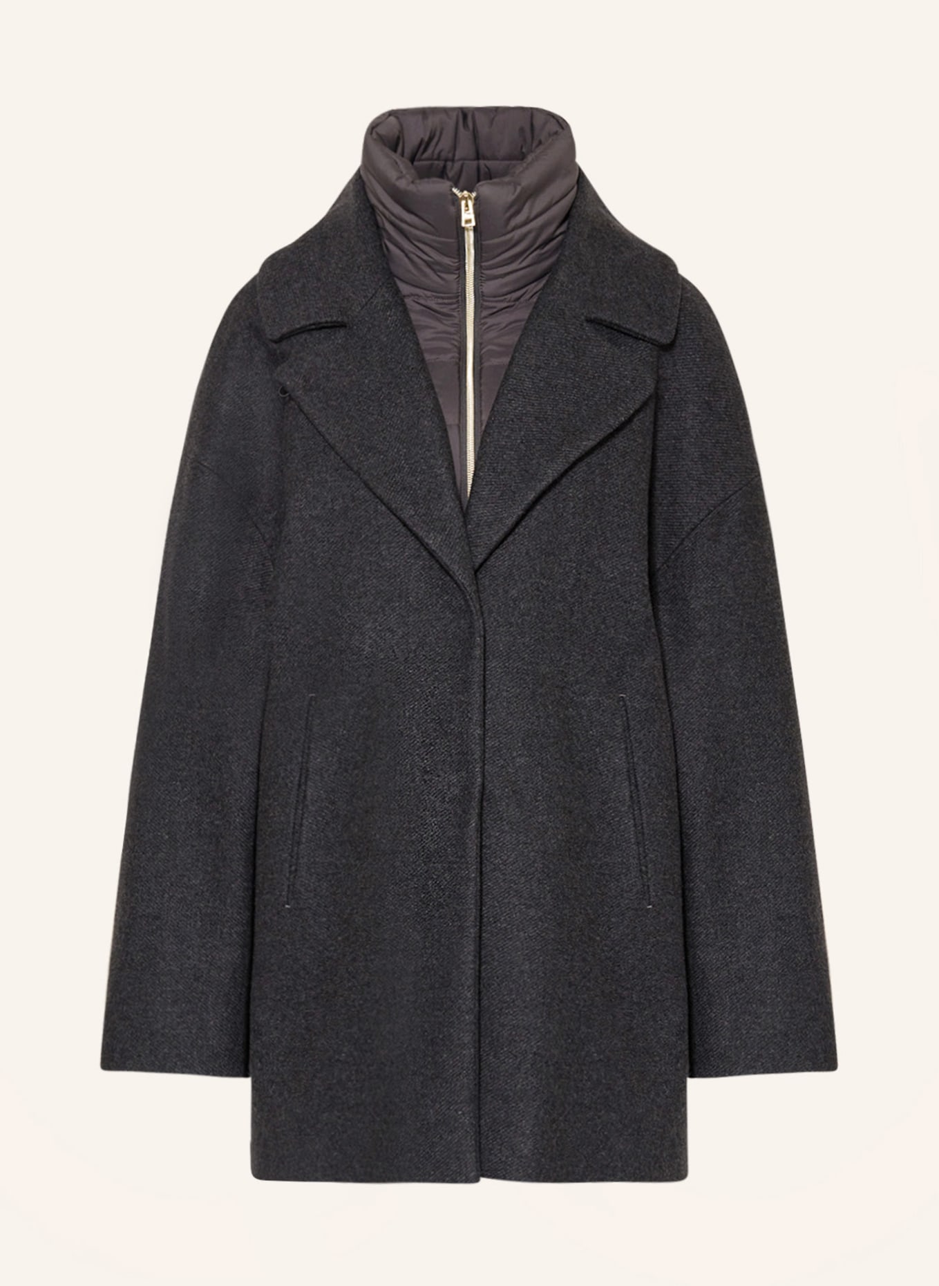 HERNO Pea coat, Color: DARK GRAY (Image 1)