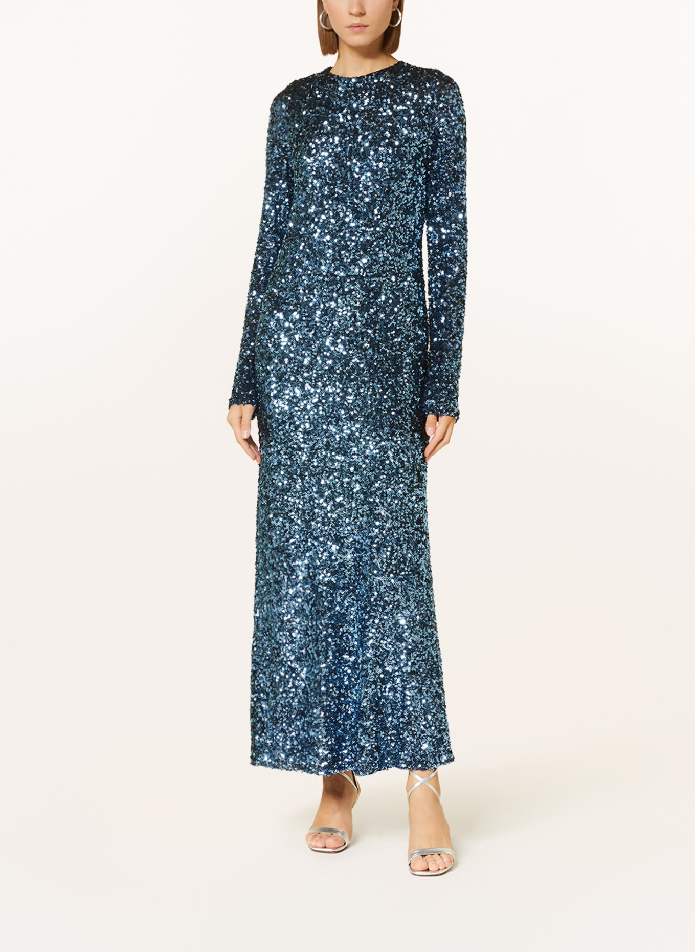ottod'ame Evening dress with sequins, Color: BLUE (Image 2)