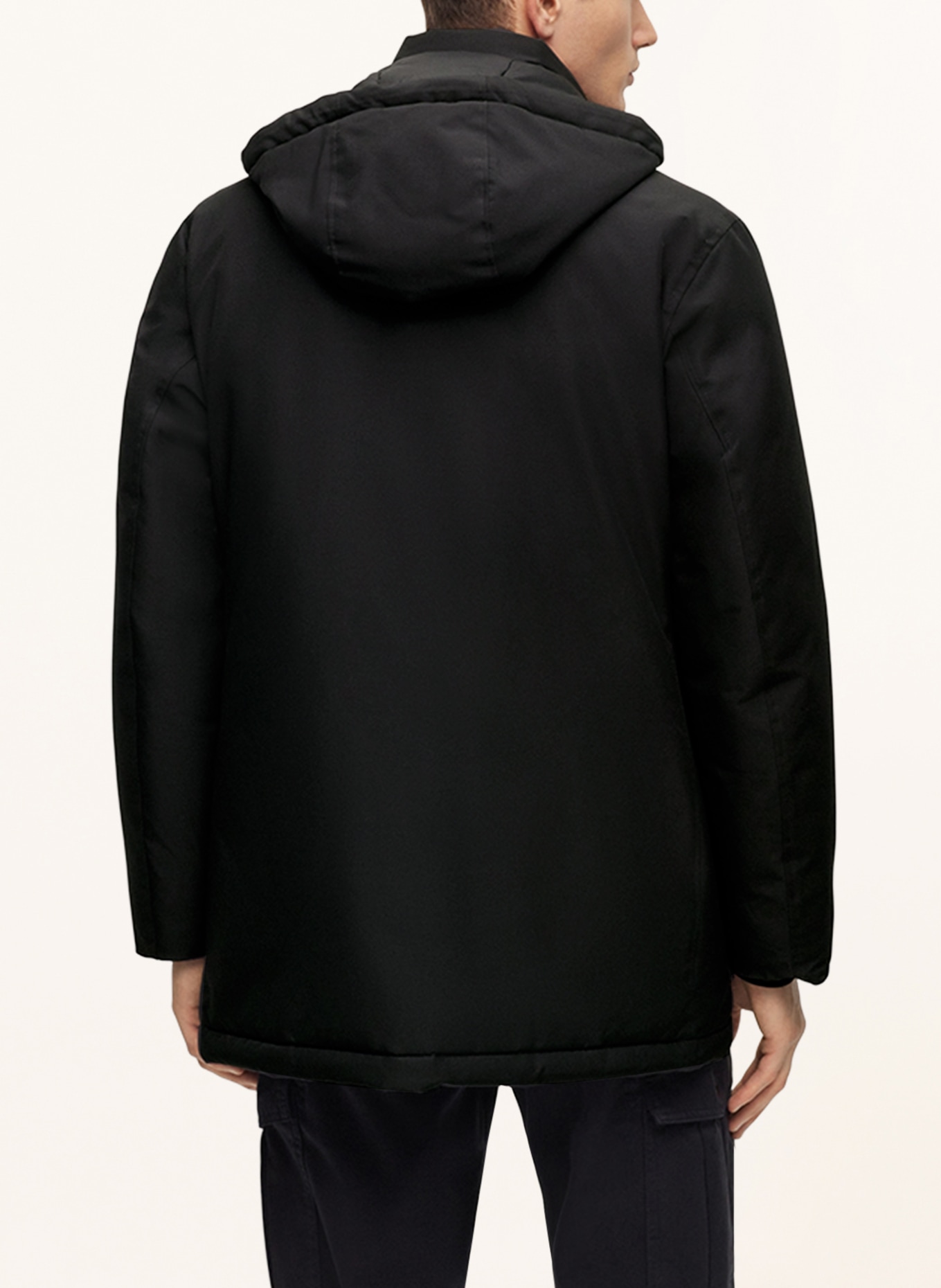 BOSS Parka OSIASS with detachable hood, Color: BLACK (Image 3)