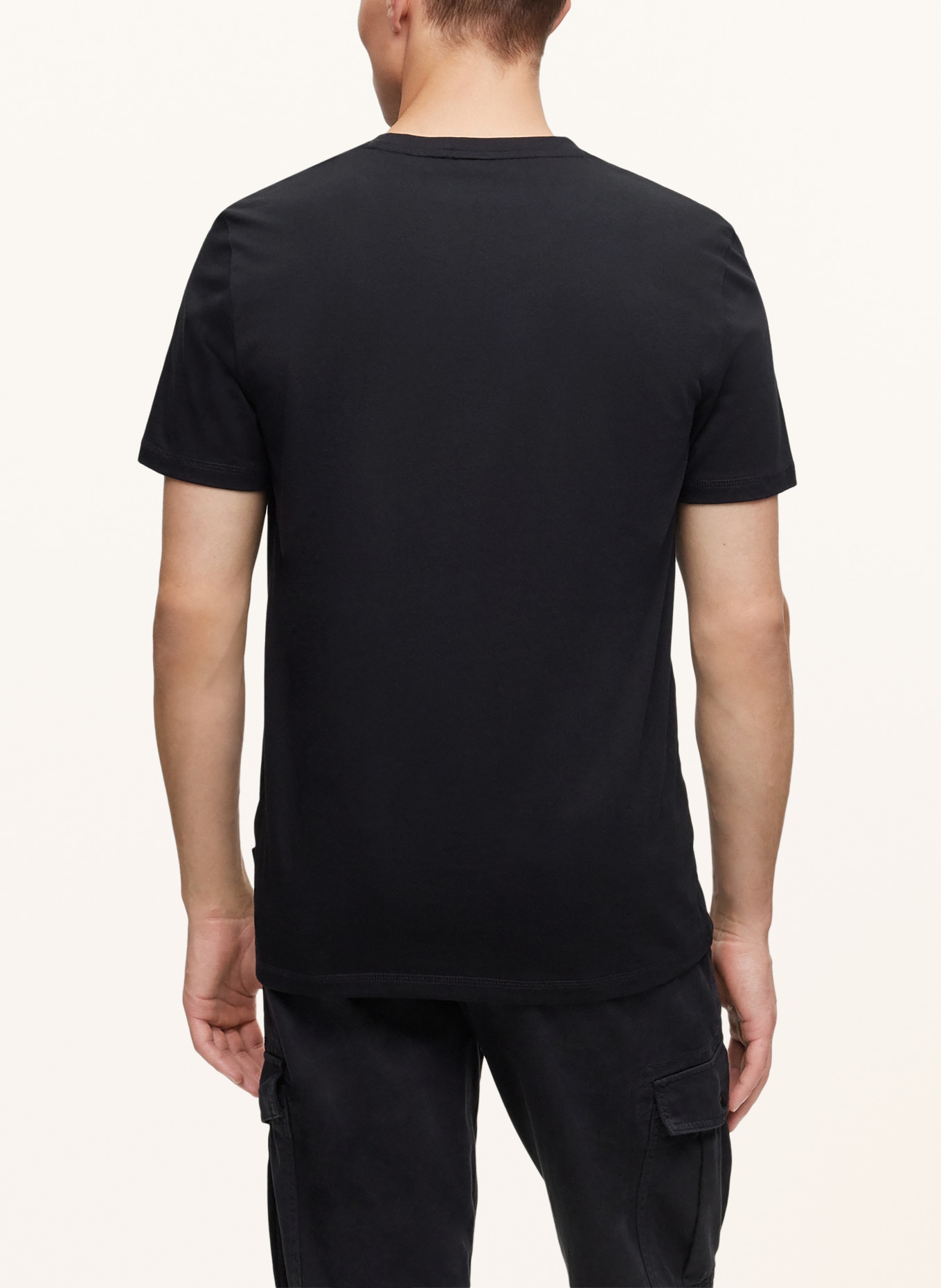 BOSS T-shirt TEMEMORY, Color: BLACK (Image 3)