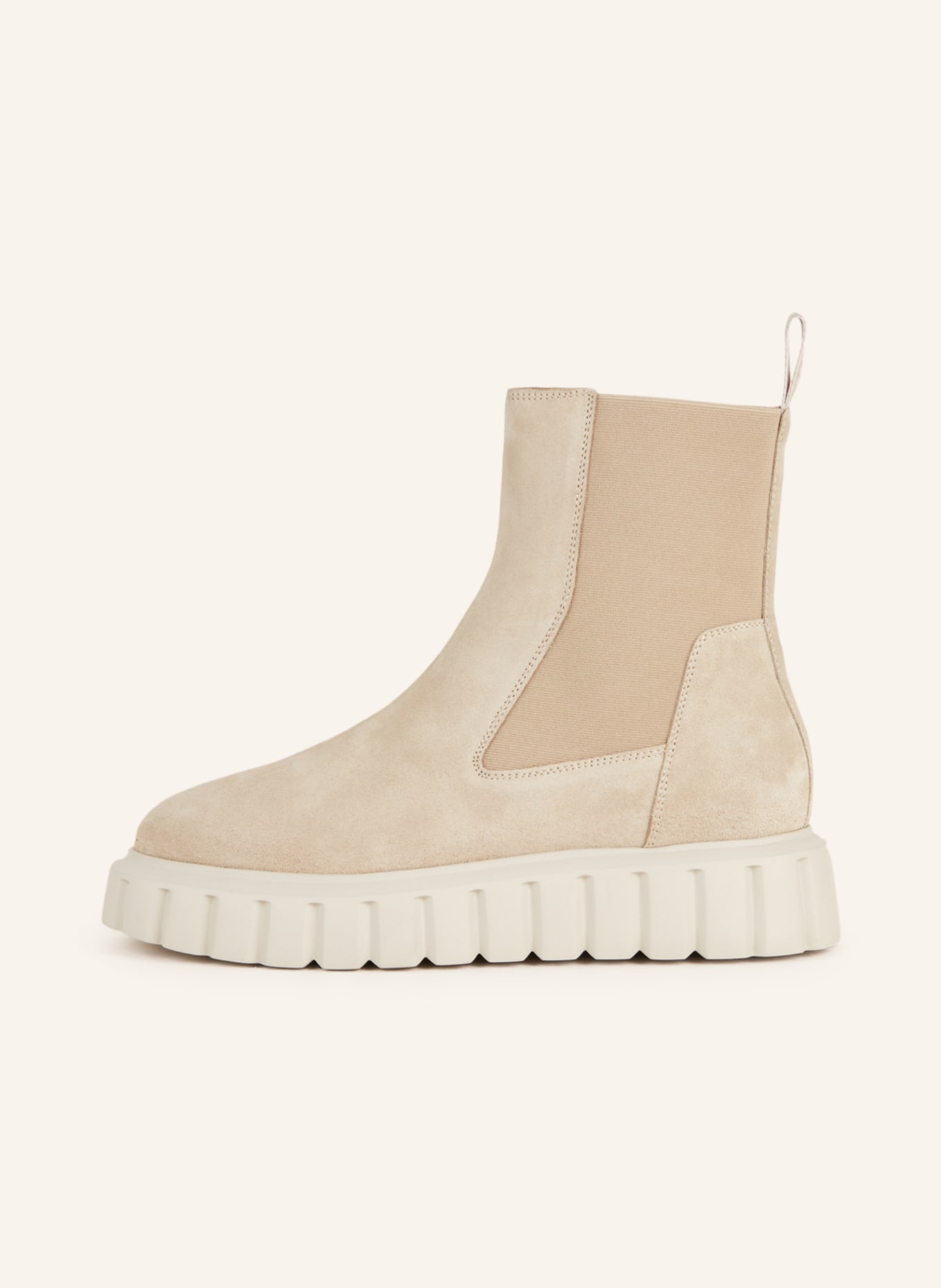 VOILE BLANCHE Chelsea boots GRENELLE, Color: BEIGE (Image 4)