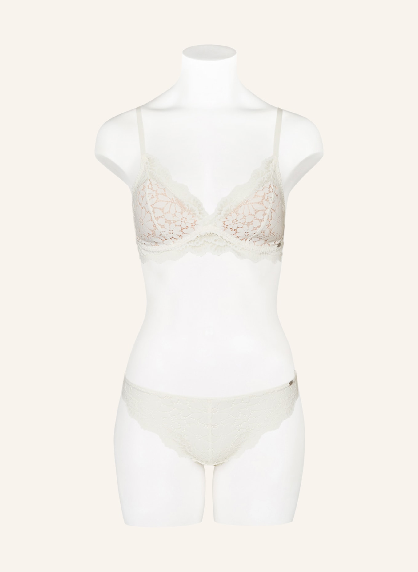 Skiny Triangle bra WONDERFULACE, Color: WHITE (Image 2)