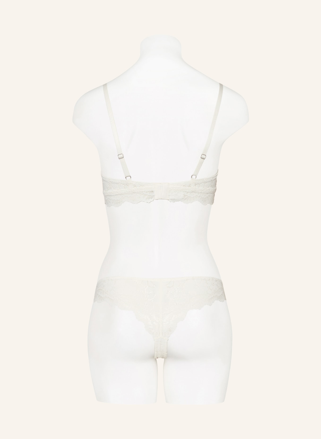 Skiny Triangle bra WONDERFULACE, Color: WHITE (Image 3)