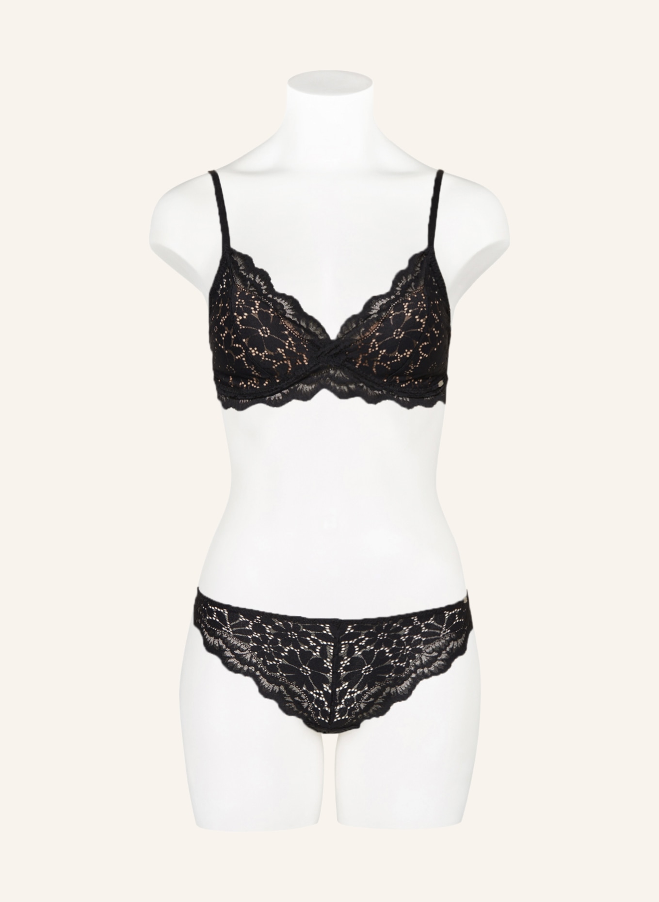 Skiny Biustonosz trójkątny WONDERFULACE: CZARNY