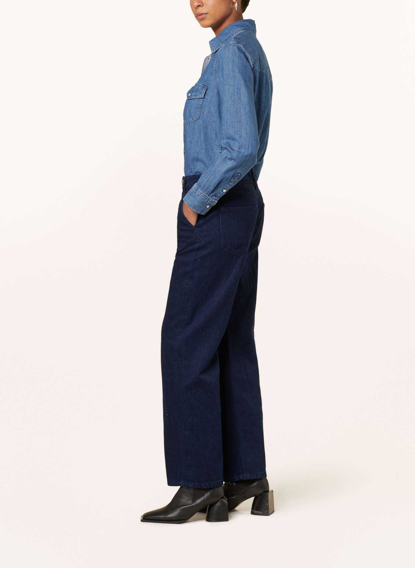mavi Flared jeans MIRACLE, Color: 85044 ink blue hemp (Image 4)