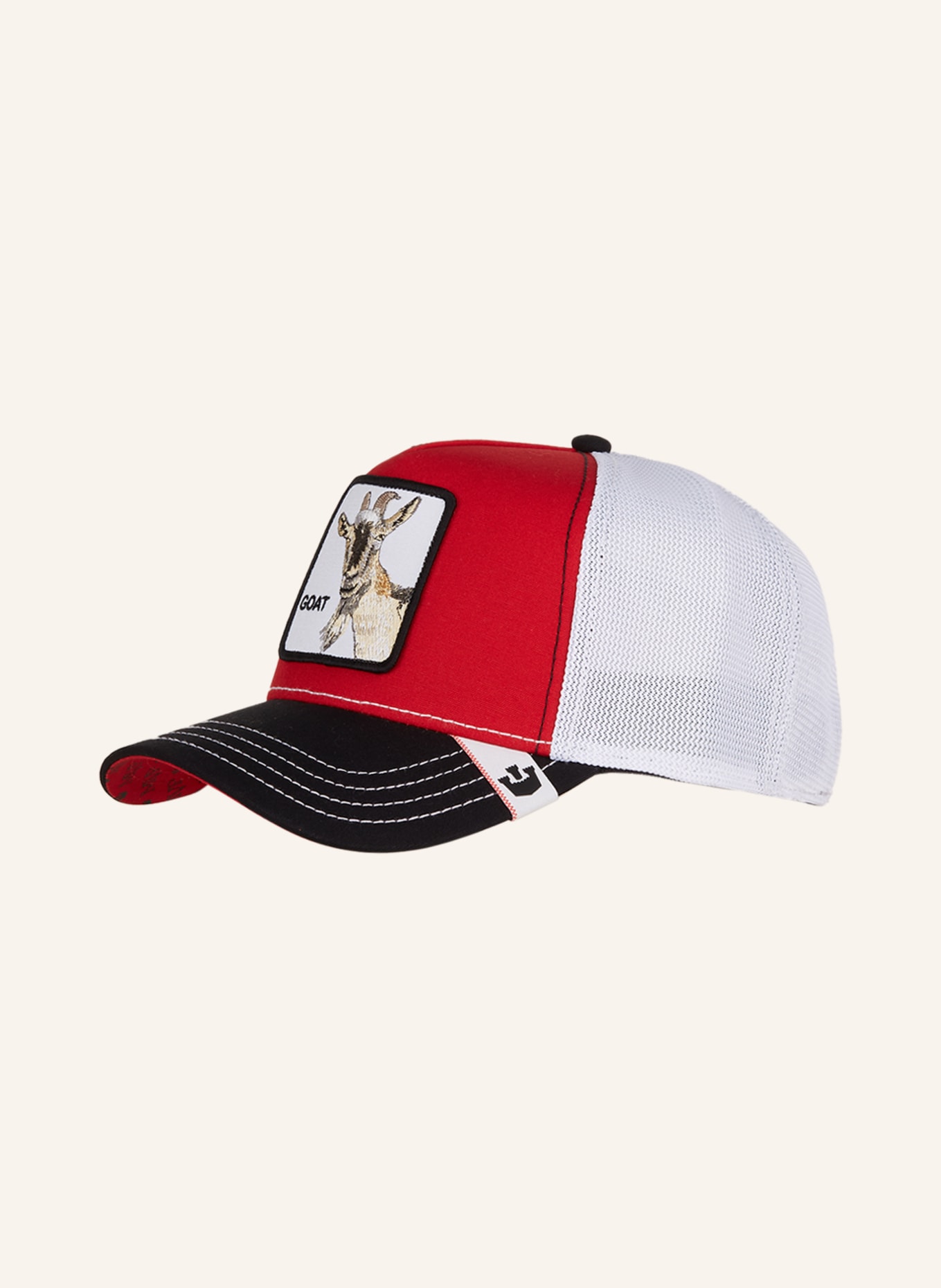GOORIN BROS. Cap BUTTER, Color: RED/ BLACK/ WHITE (Image 1)