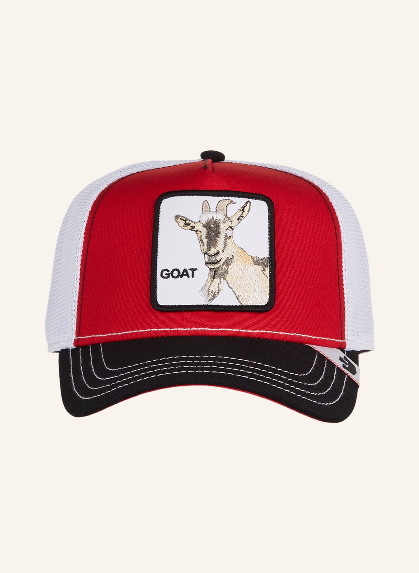 GOORIN BROS. Cap BUTTER, Color: RED/ BLACK/ WHITE (Image 2)
