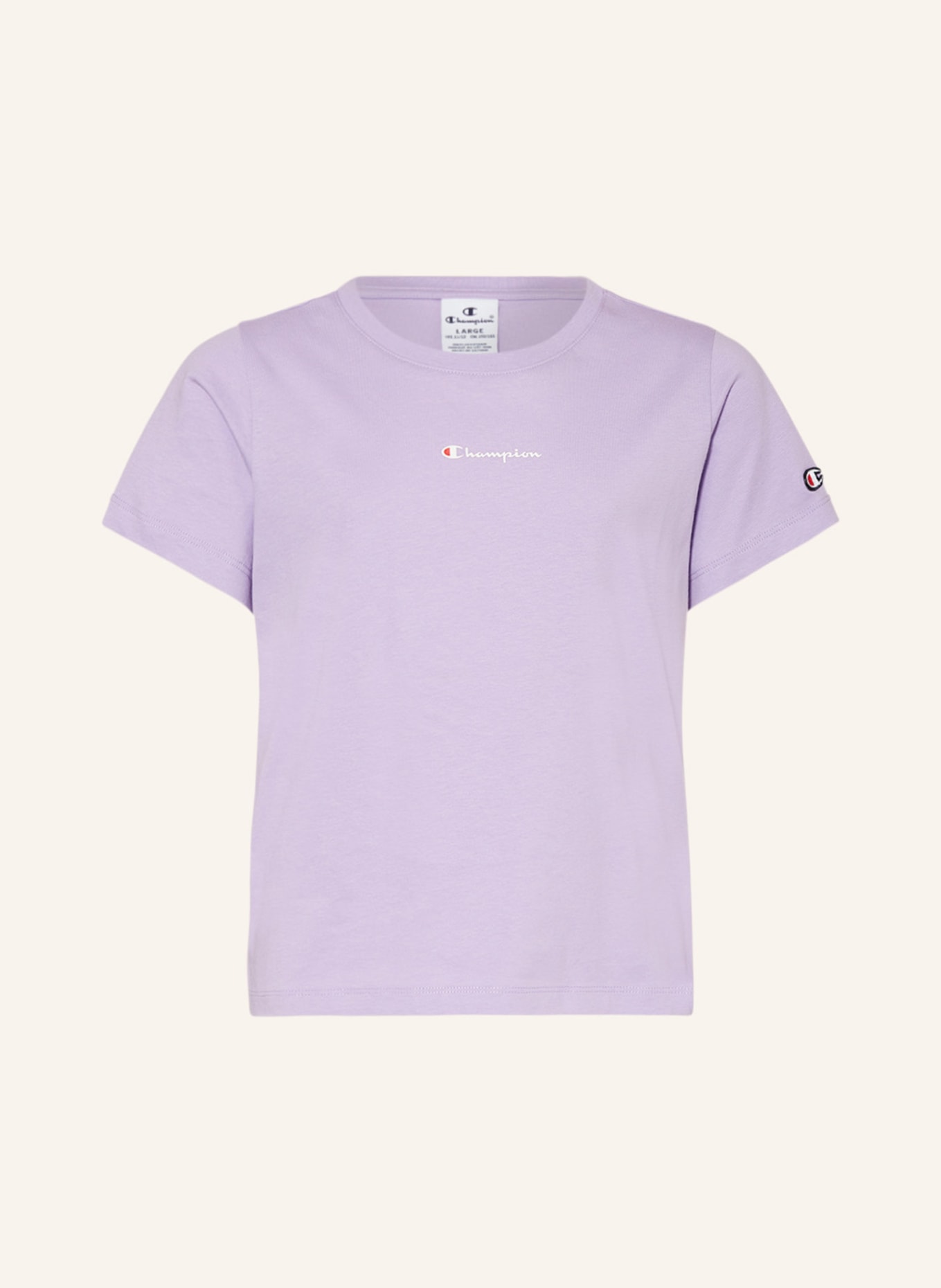 Champion T-Shirt, Farbe: HELLLILA/ WEISS (Bild 1)