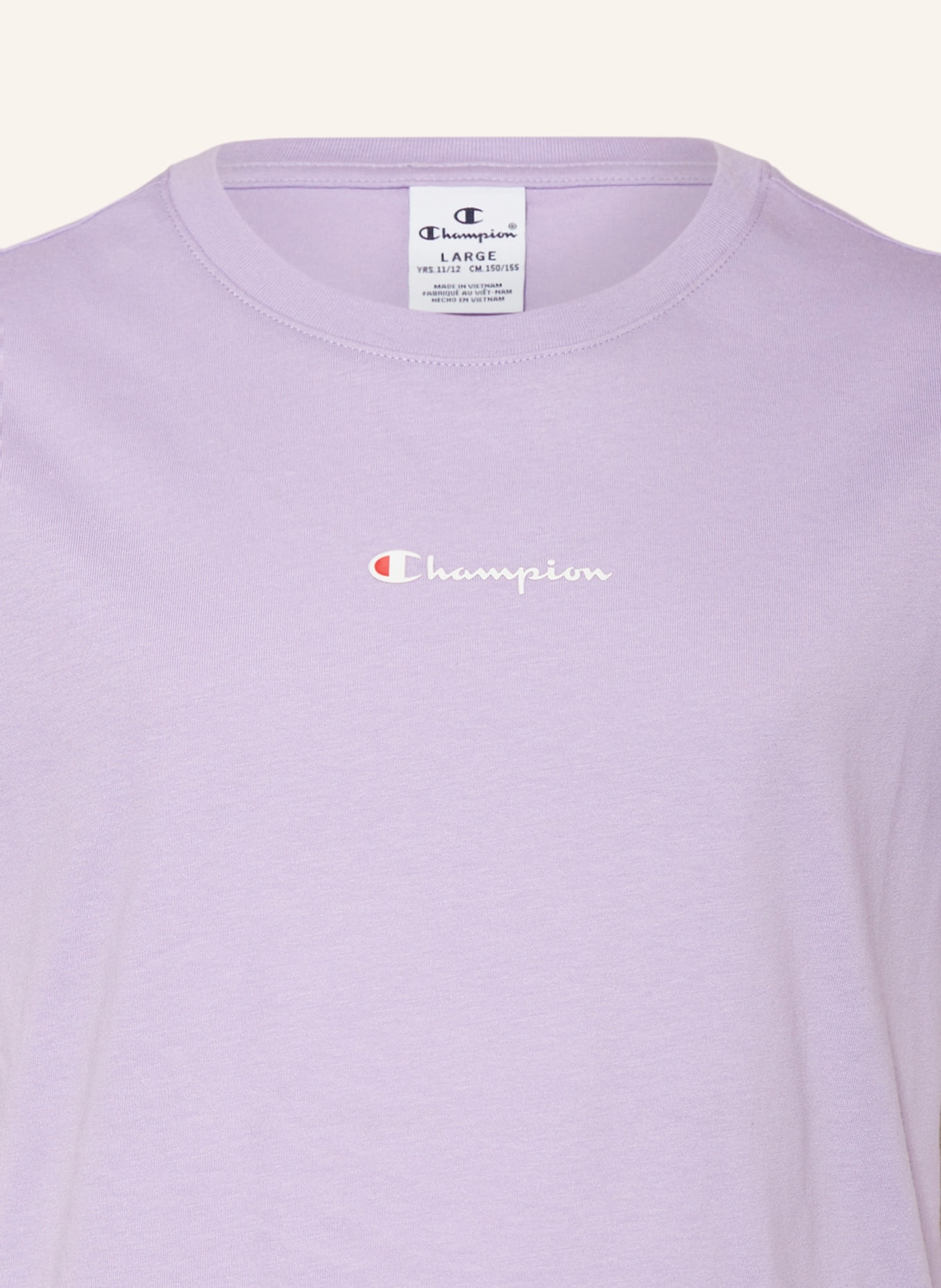 Champion T-Shirt, Farbe: HELLLILA/ WEISS (Bild 3)