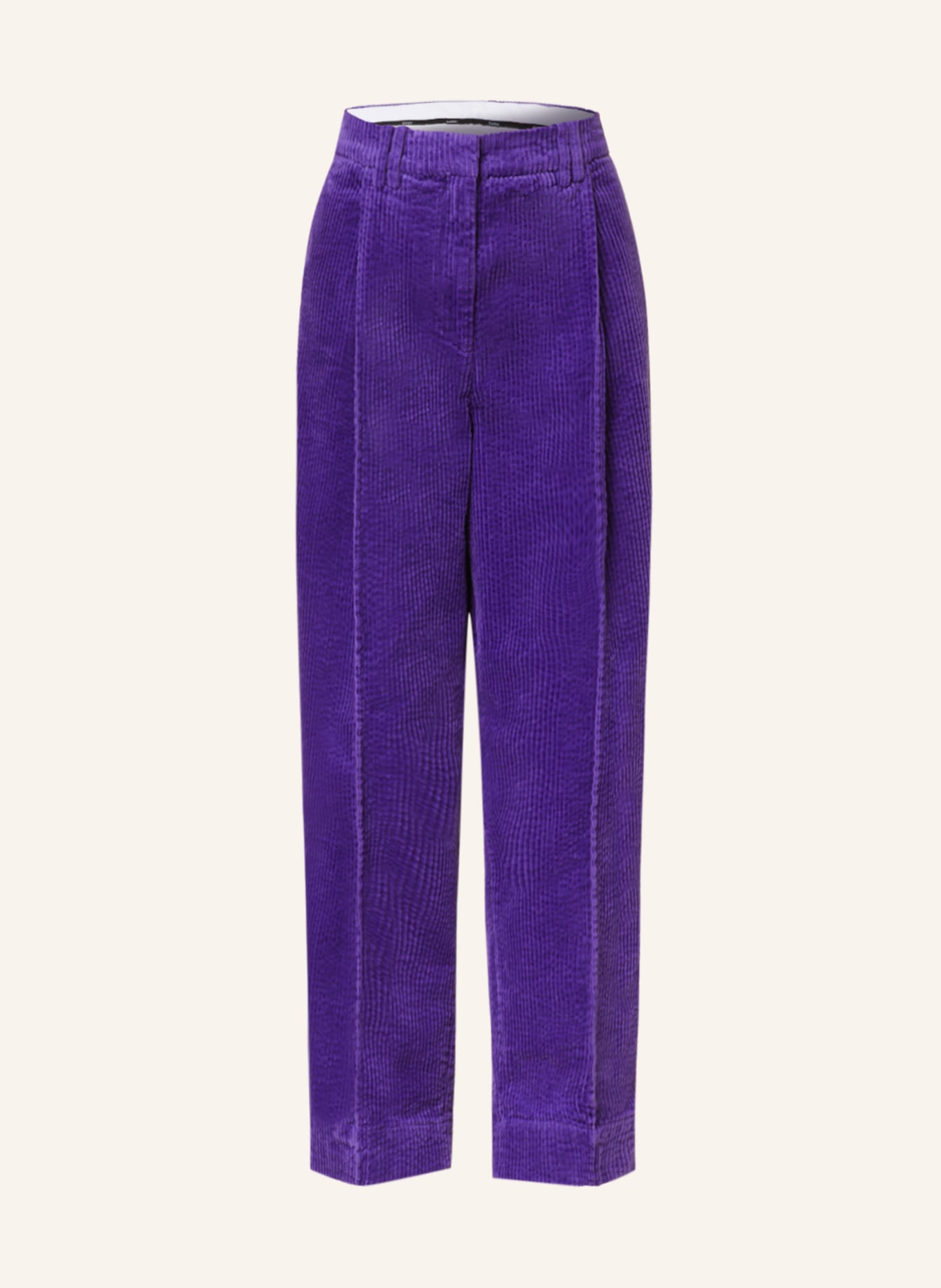 GANNI Corduroy trousers, Color: PURPLE (Image 1)