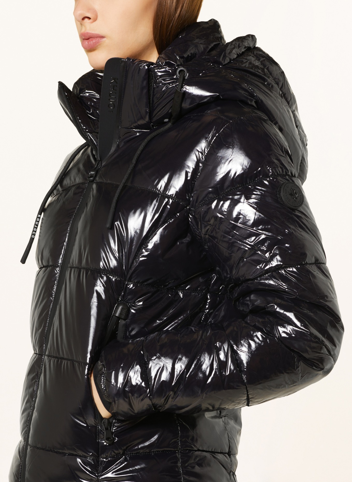 in PARI Quilted black khujo jacket