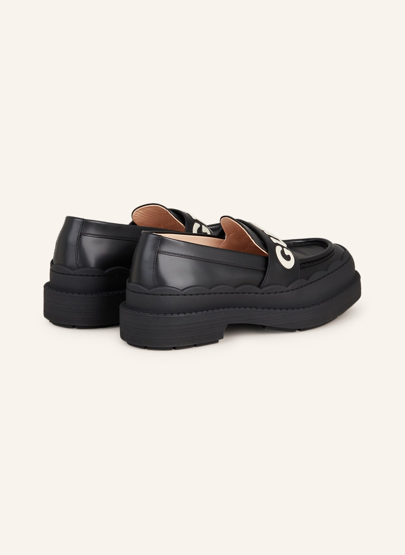 GUCCI Loafers, Color: 1085 BLACK/BLACK/N.MY.WHI (Image 2)