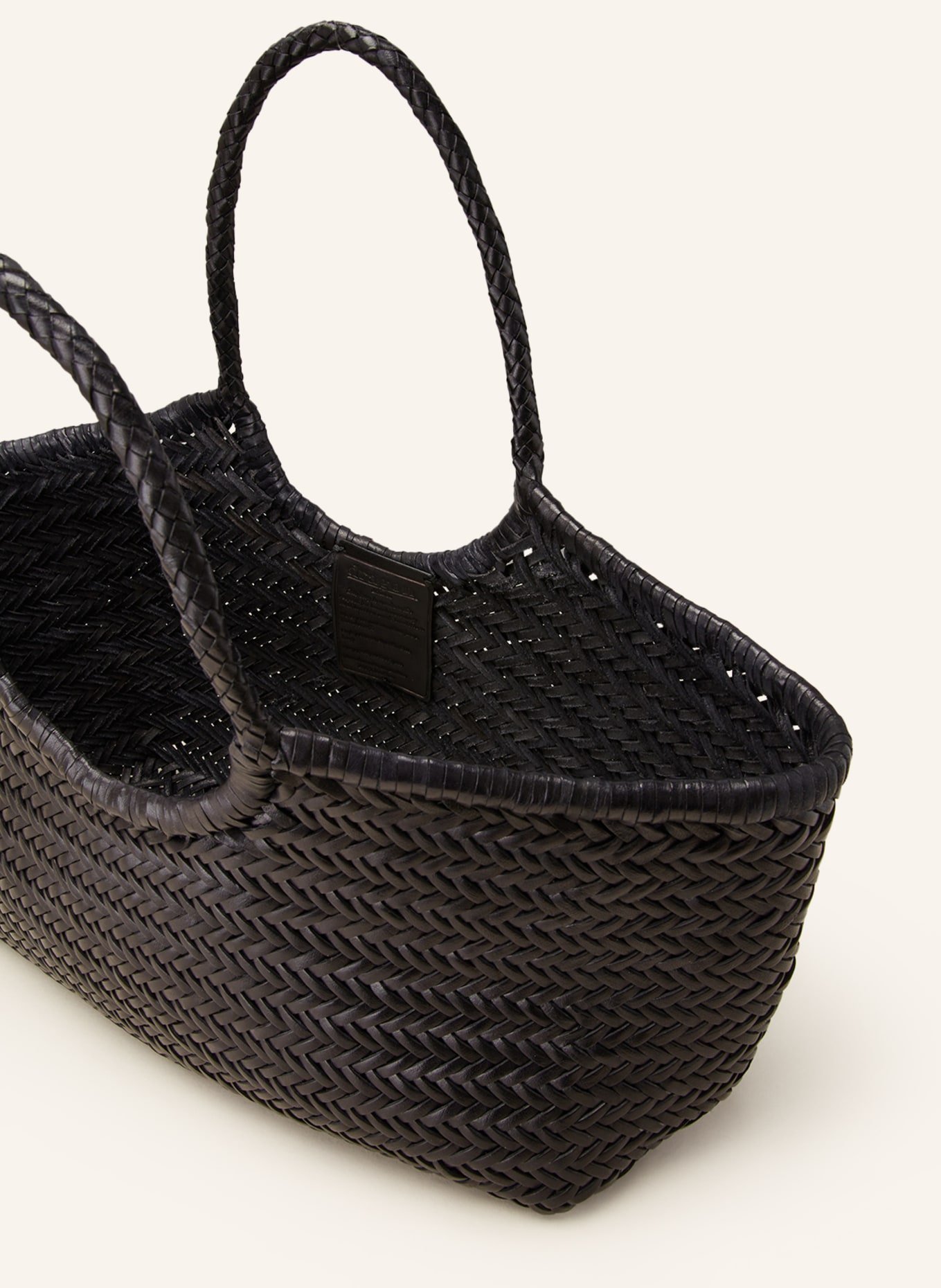 DRAGON DIFFUSION Shopper NANTUCKET BIG: ČERNÁ