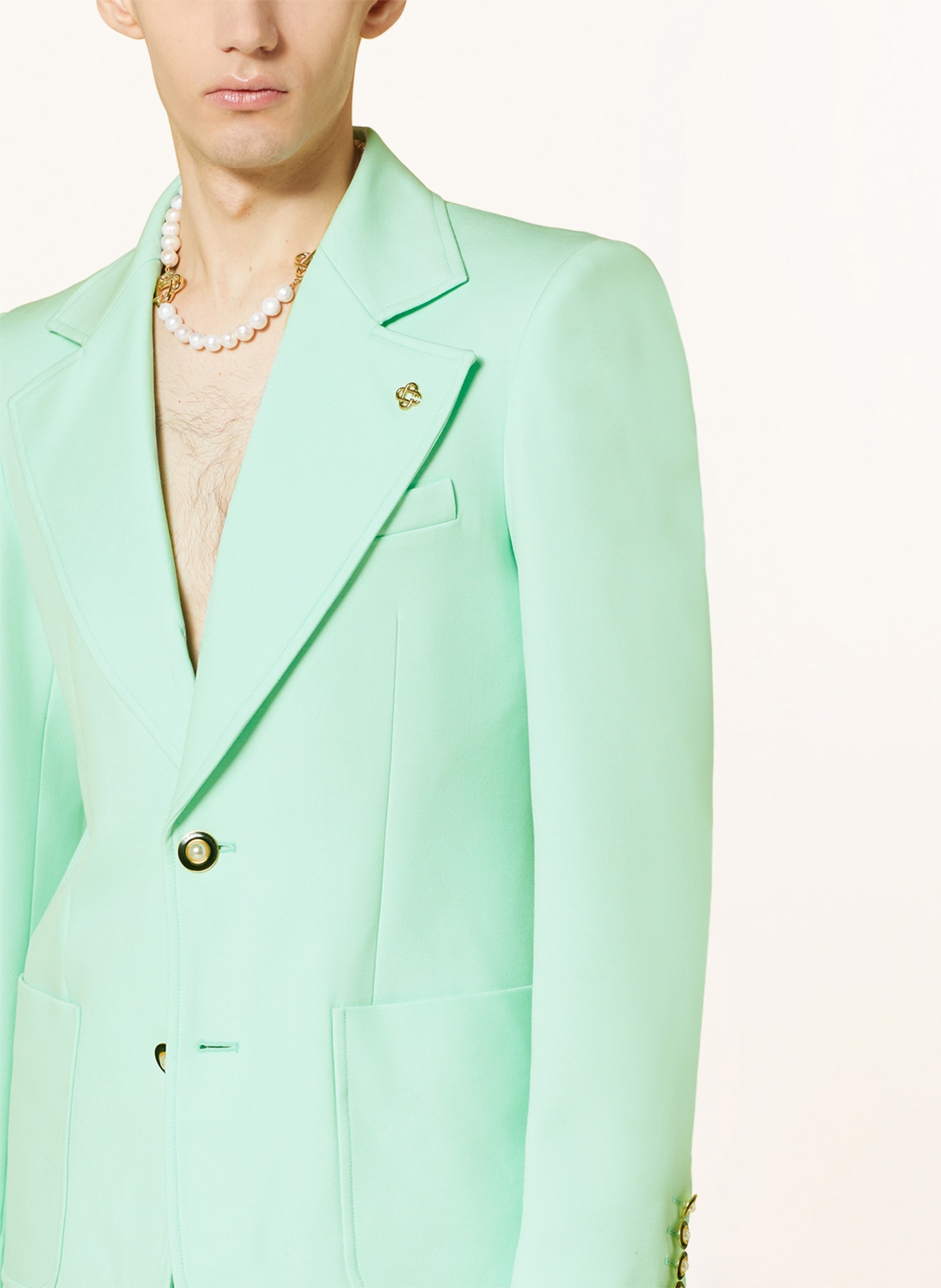 Casablanca Suit jacket Slim Fit, Color: MINT (Image 5)