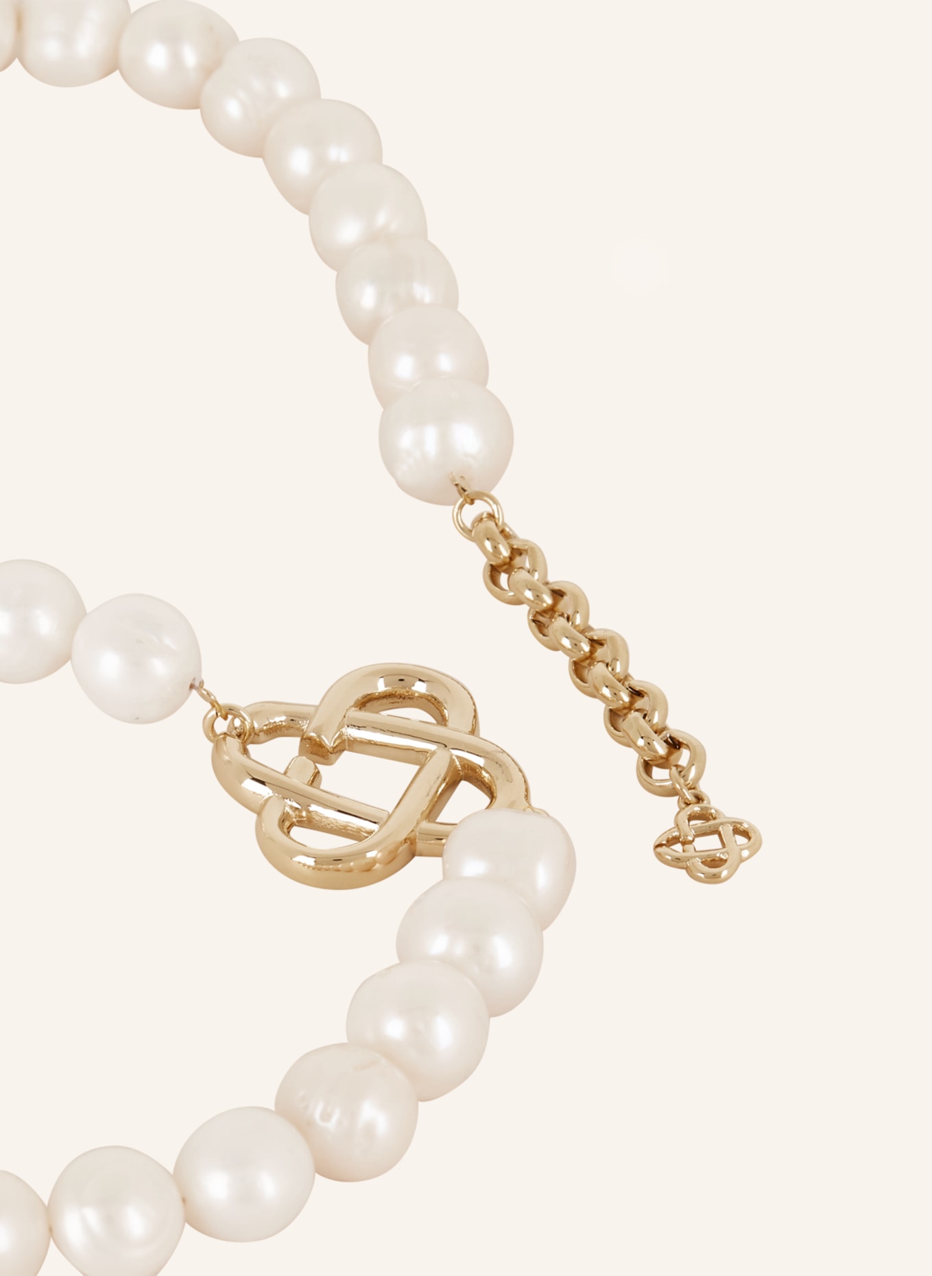 Casablanca Necklace, Color: GOLD/ WHITE (Image 2)