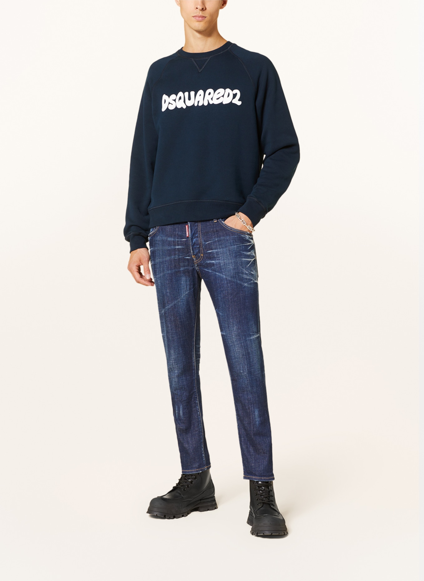 DSQUARED2 Sweatshirt COOL FIT, Color: DARK BLUE (Image 2)