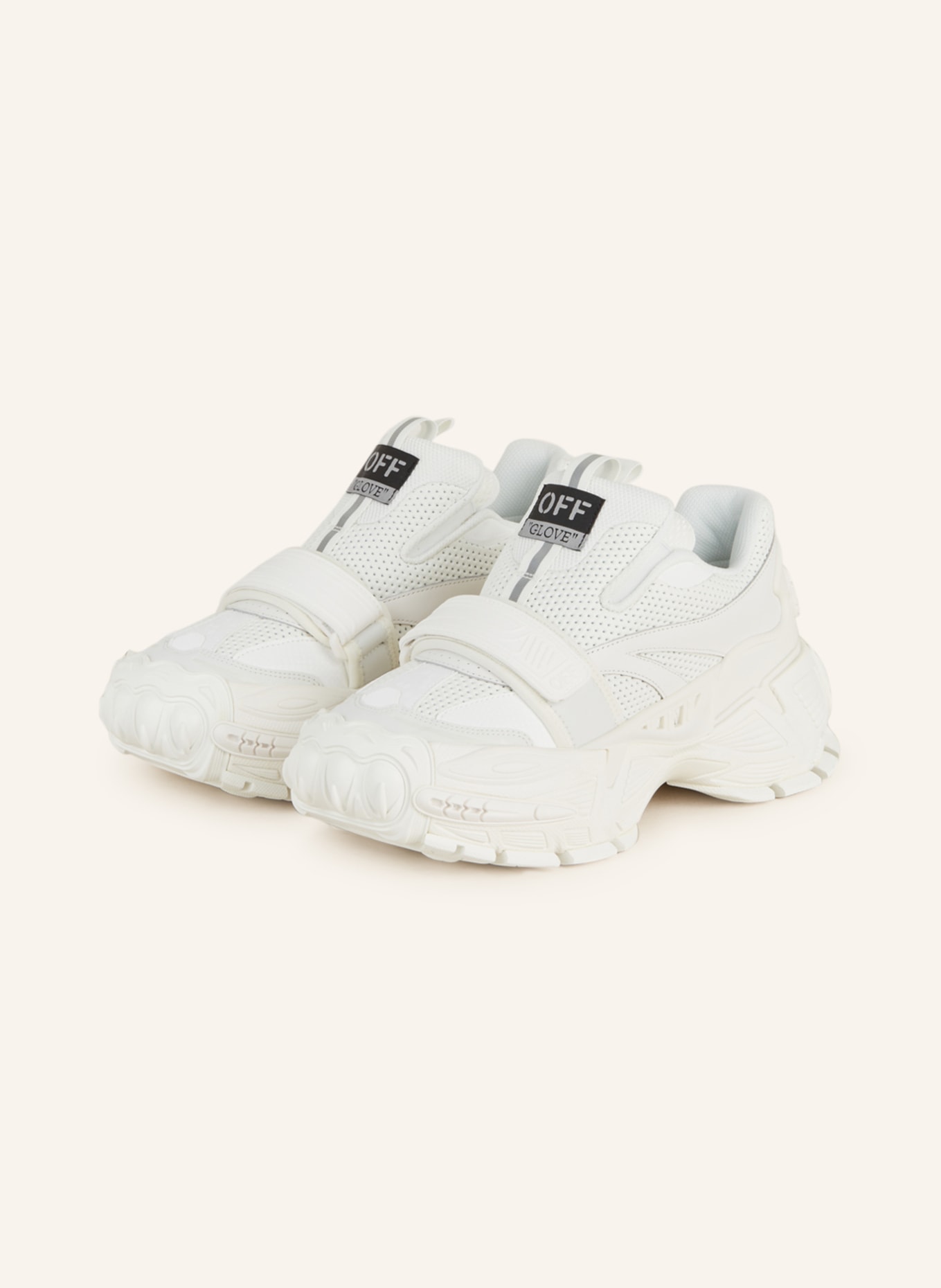 Off-White Slip-on-Sneaker GLOVE, Farbe: WEISS (Bild 1)