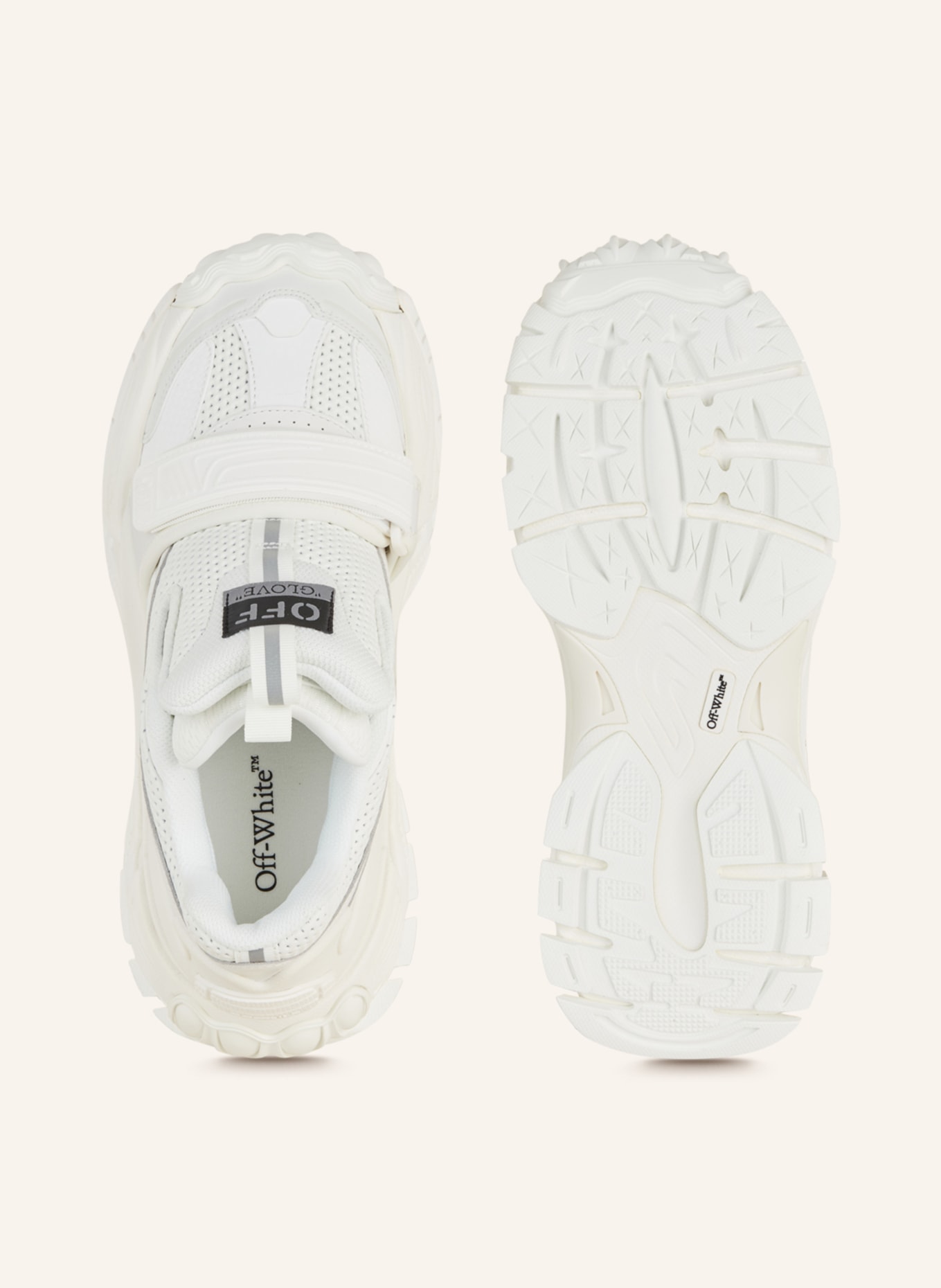 Off-White Slip-on-Sneaker GLOVE, Farbe: WEISS (Bild 5)
