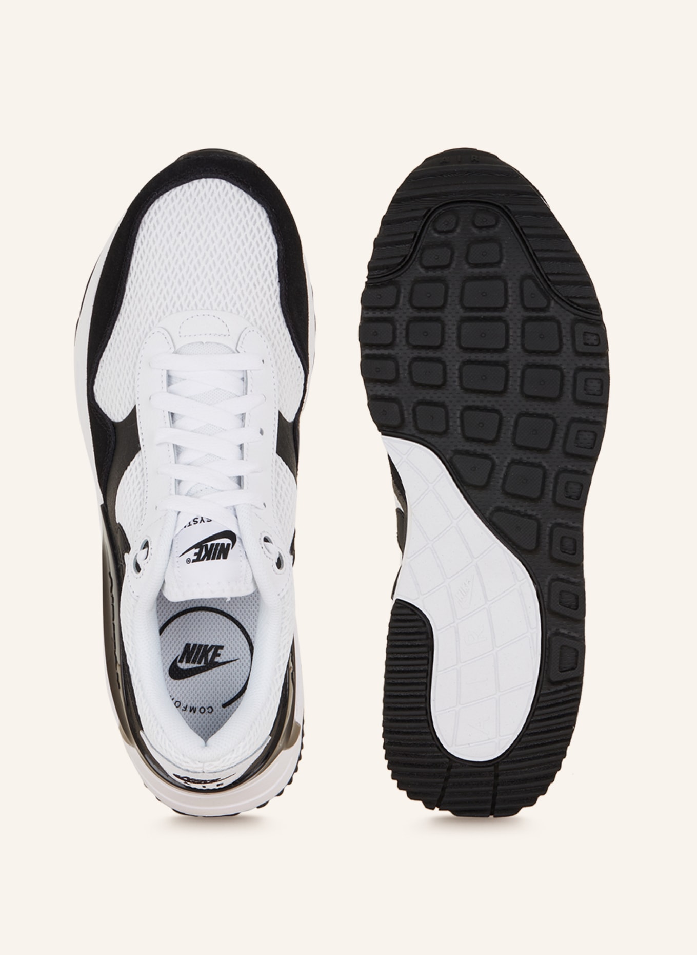 Nike Sneakers AIR MAX SYSTM, Color: BLACK/ WHITE (Image 5)