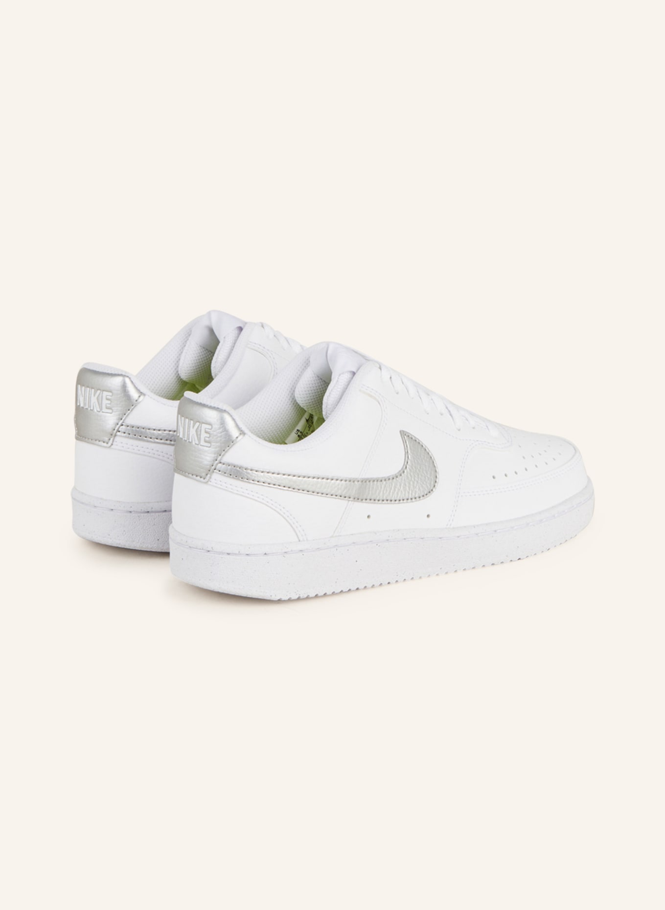 Nike Sneakers COURT VISION, Color: WHITE/ SILVER (Image 2)