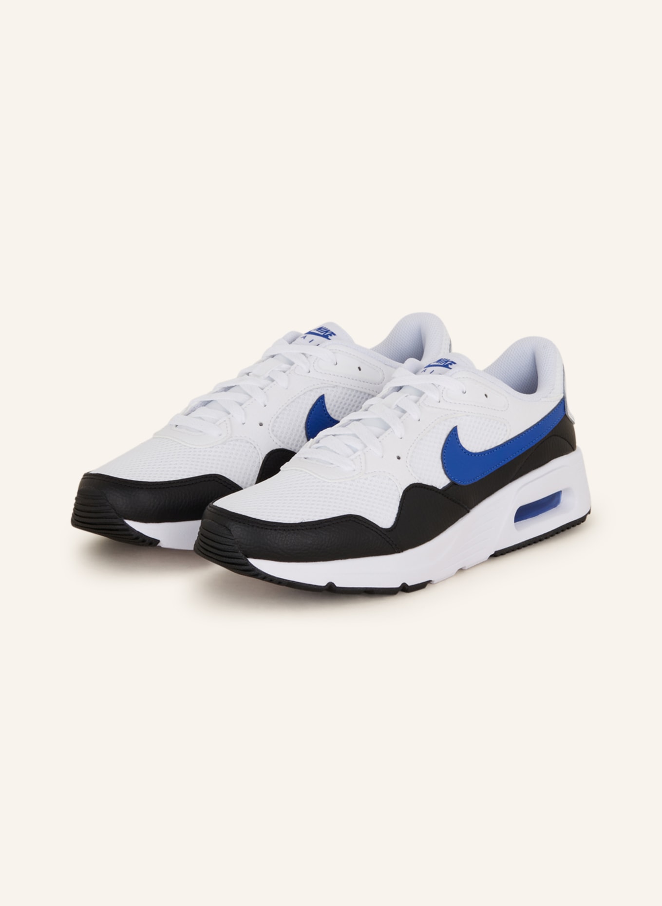 Nike Sneakers AIR MAX, Color: WHITE/ BLACK/ BLUE (Image 1)