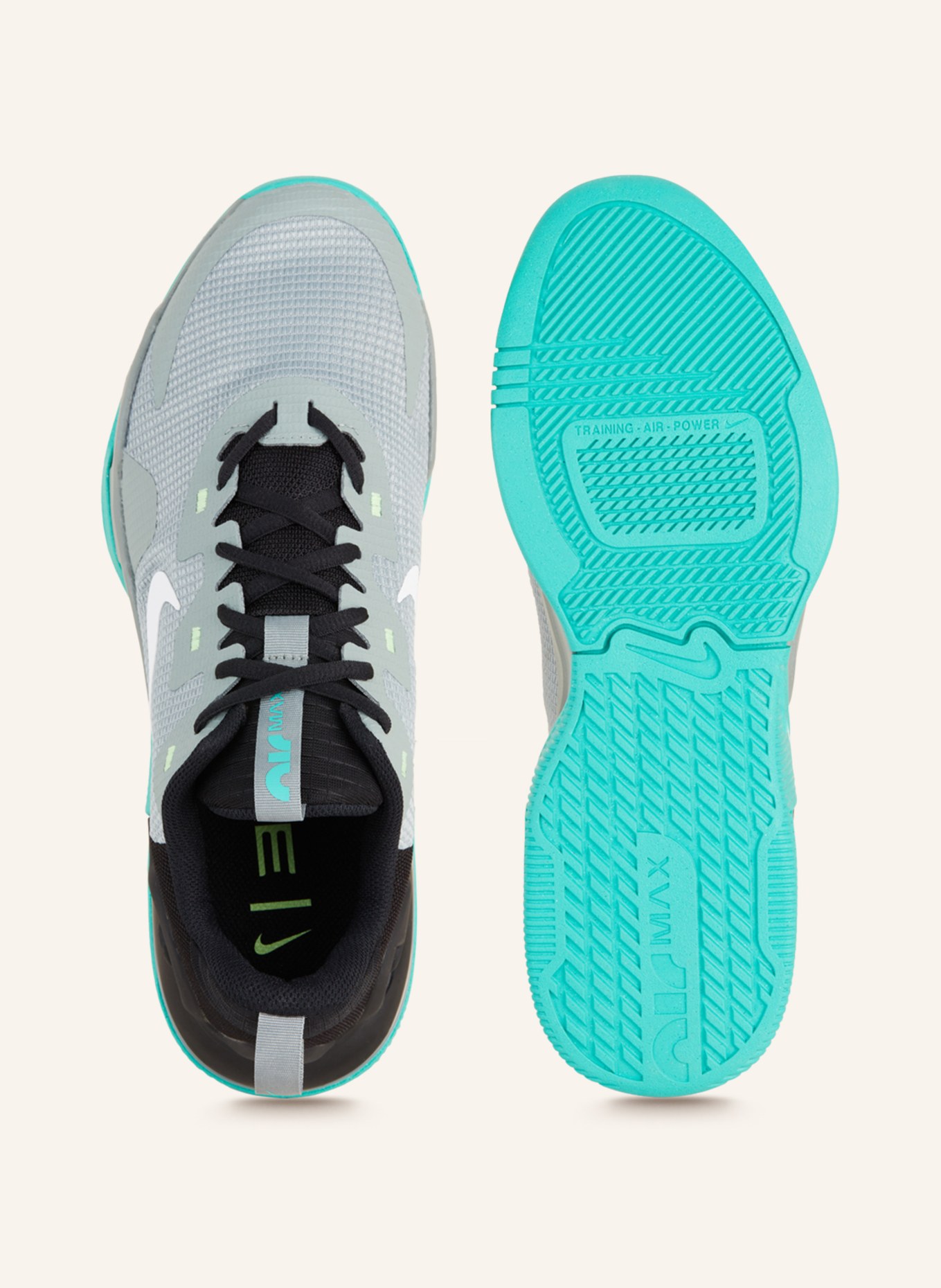 Nike Fitness obuv AIR MAX ALPHA TRAINER 5, Barva: SVĚTLE ZELENÁ/ ČERNÁ (Obrázek 5)
