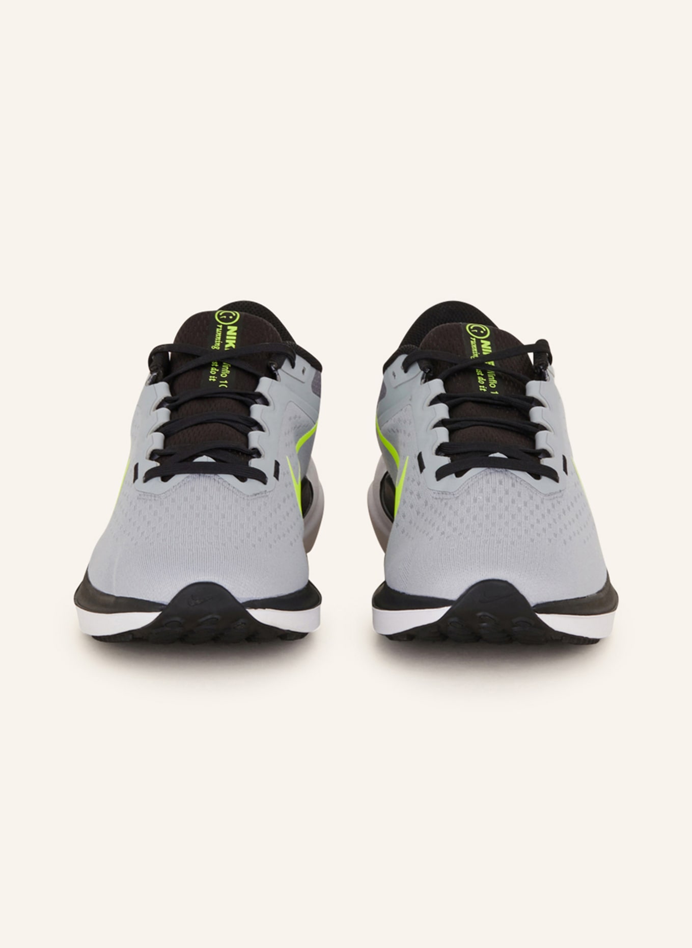 Nike Running shoes NIKE WINFLO 10, Color: GRAY/ NEON YELLOW (Image 3)