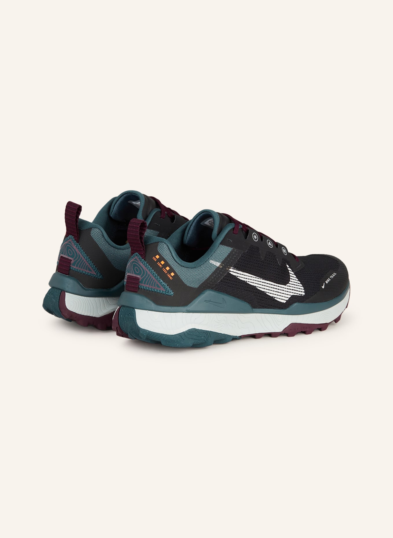 Nike Trailrunning-Schuhe WILDHORSE 8, Farbe: SCHWARZ/ PETROL (Bild 2)
