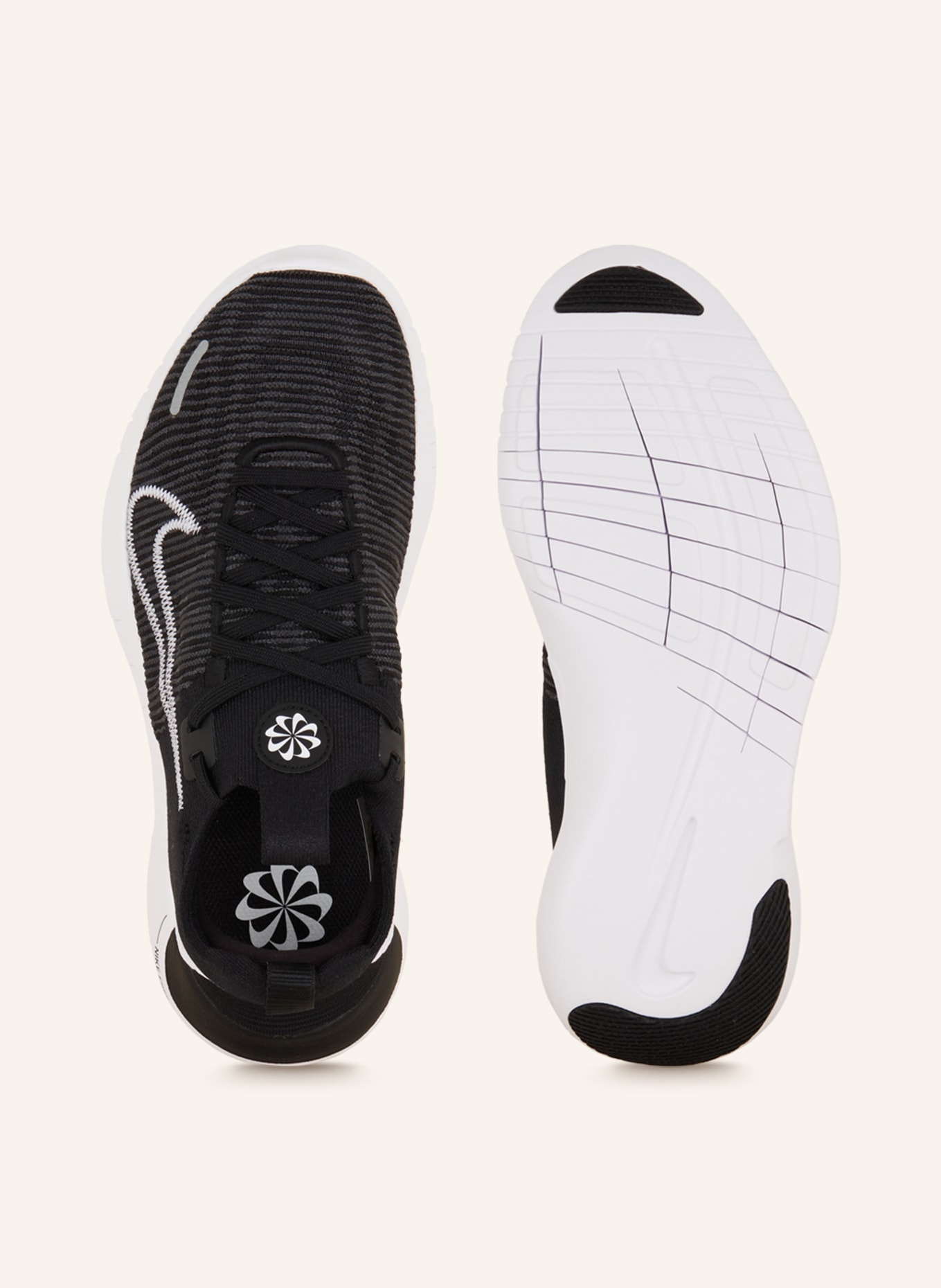 Nike Running shoes FREE RUN FLYKNIT NEXT NATURE, Color: BLACK/ DARK GRAY/ WHITE (Image 5)