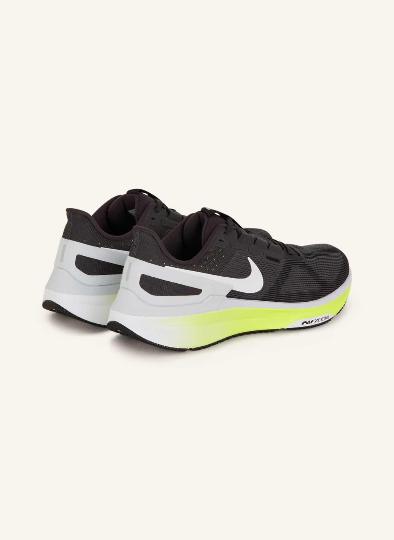 Nike Laufschuhe AIR ZOOM STRUCTURE 25, Farbe: DUNKELGRAU/ WEISS (Bild 2)