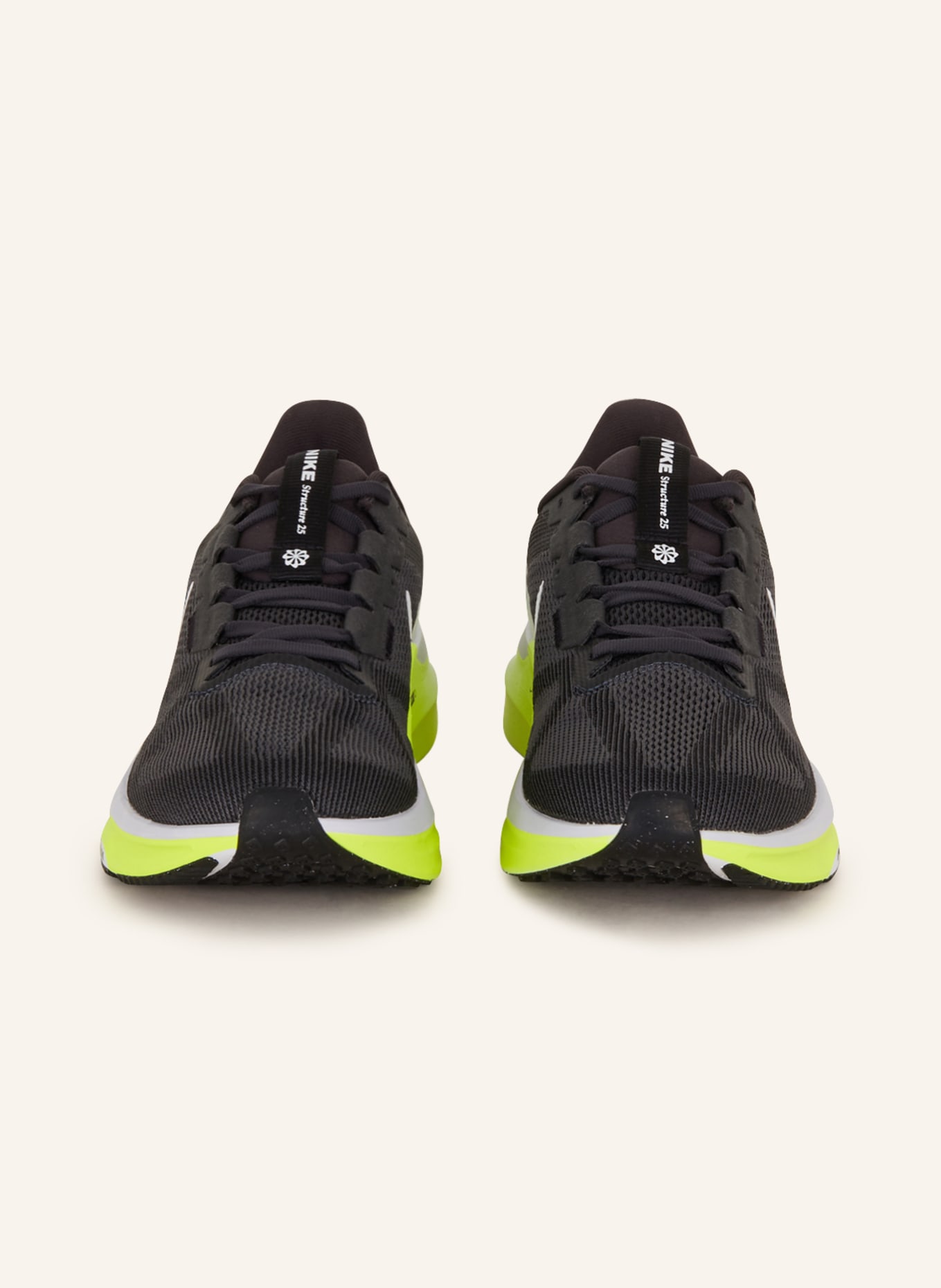 Nike Laufschuhe AIR ZOOM STRUCTURE 25, Farbe: DUNKELGRAU/ WEISS (Bild 3)