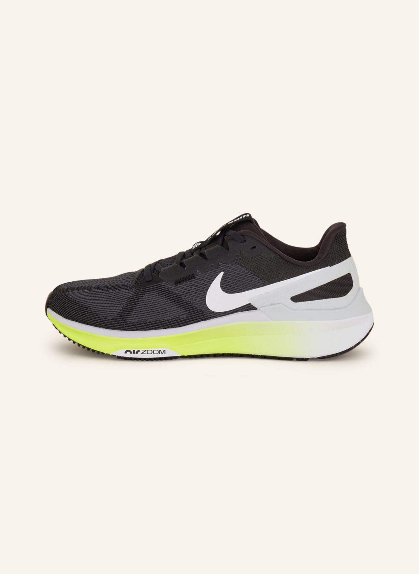 Nike Laufschuhe AIR ZOOM STRUCTURE 25, Farbe: DUNKELGRAU/ WEISS (Bild 4)