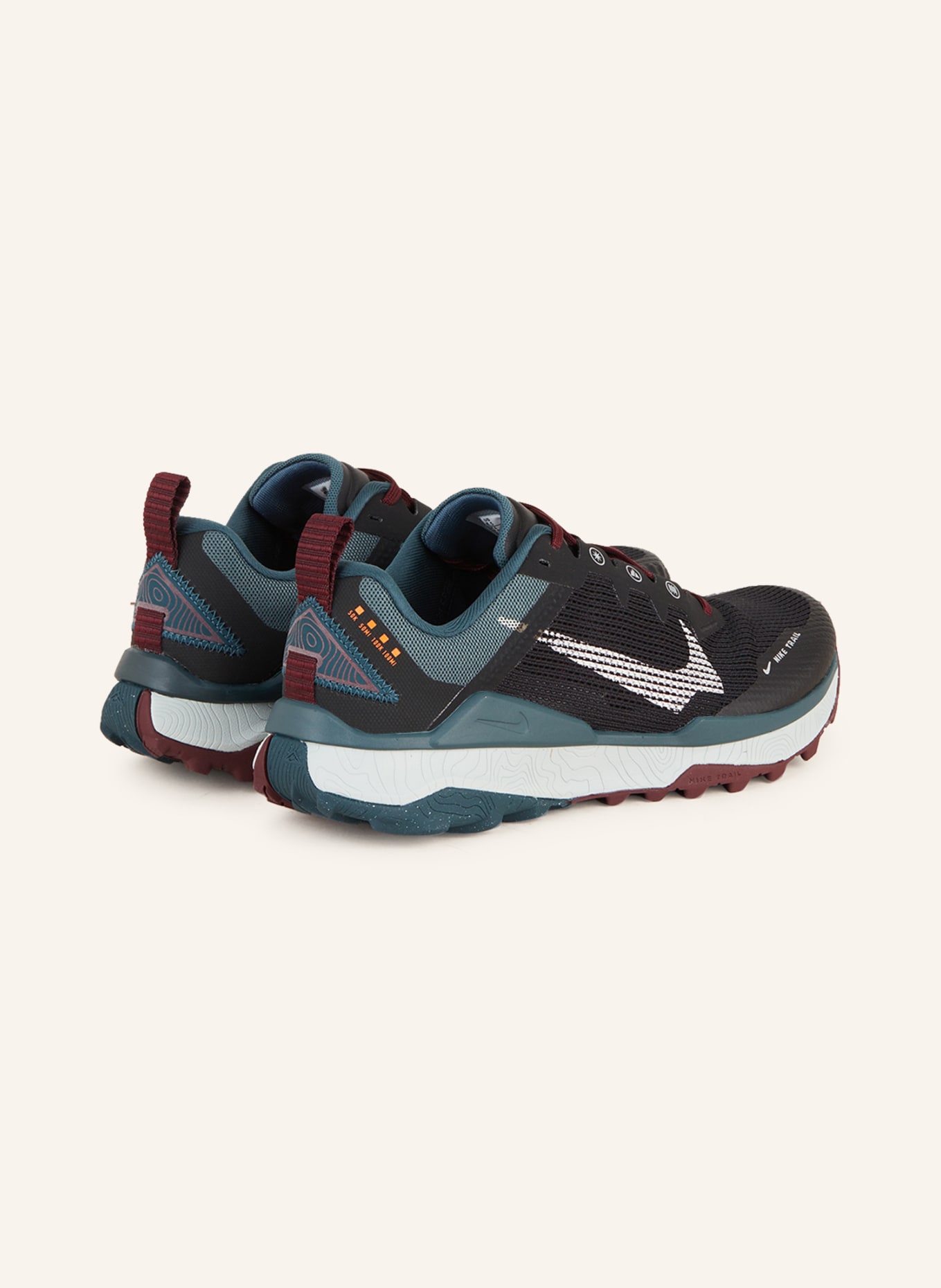 Nike Trailrunning-Schuhe WILDHORSE 8, Farbe: SCHWARZ/ PETROL/ WEISS (Bild 2)