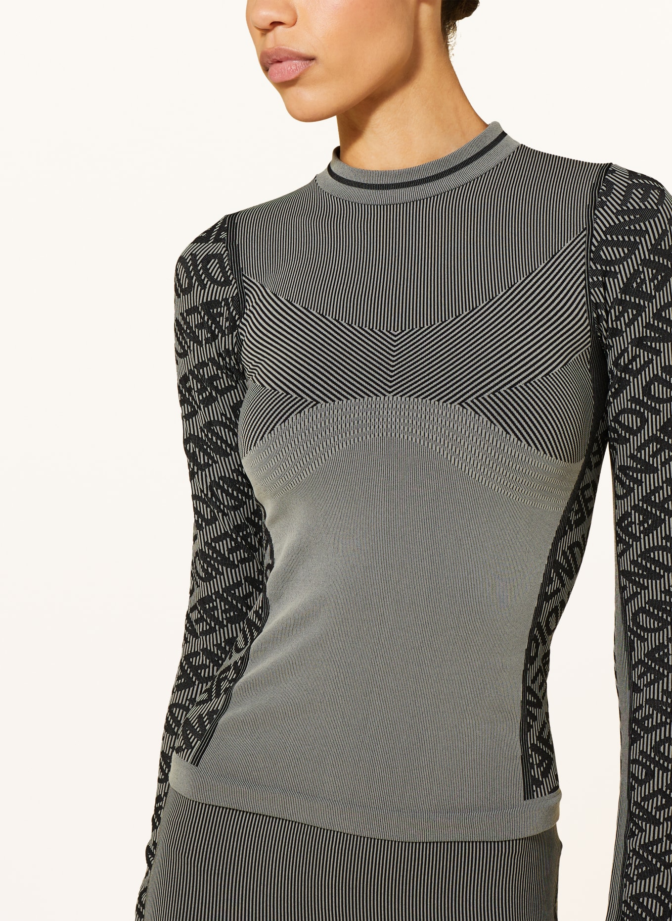 FENDI Long sleeve shirt, Color: GRAY/ BLACK (Image 4)